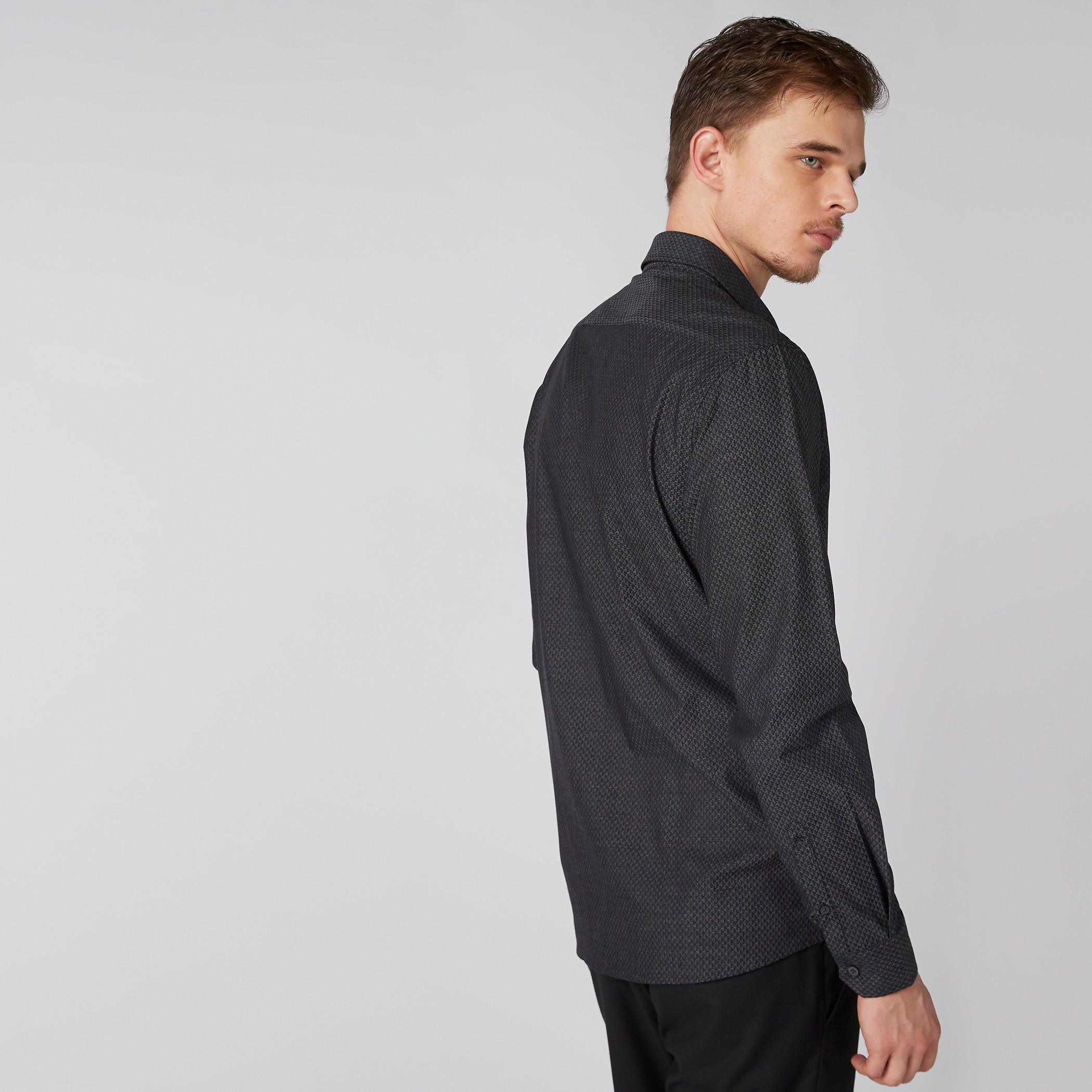 Arrow Long Sleeves Shirt with Complete Placket-men-clothing-shirts-image-1