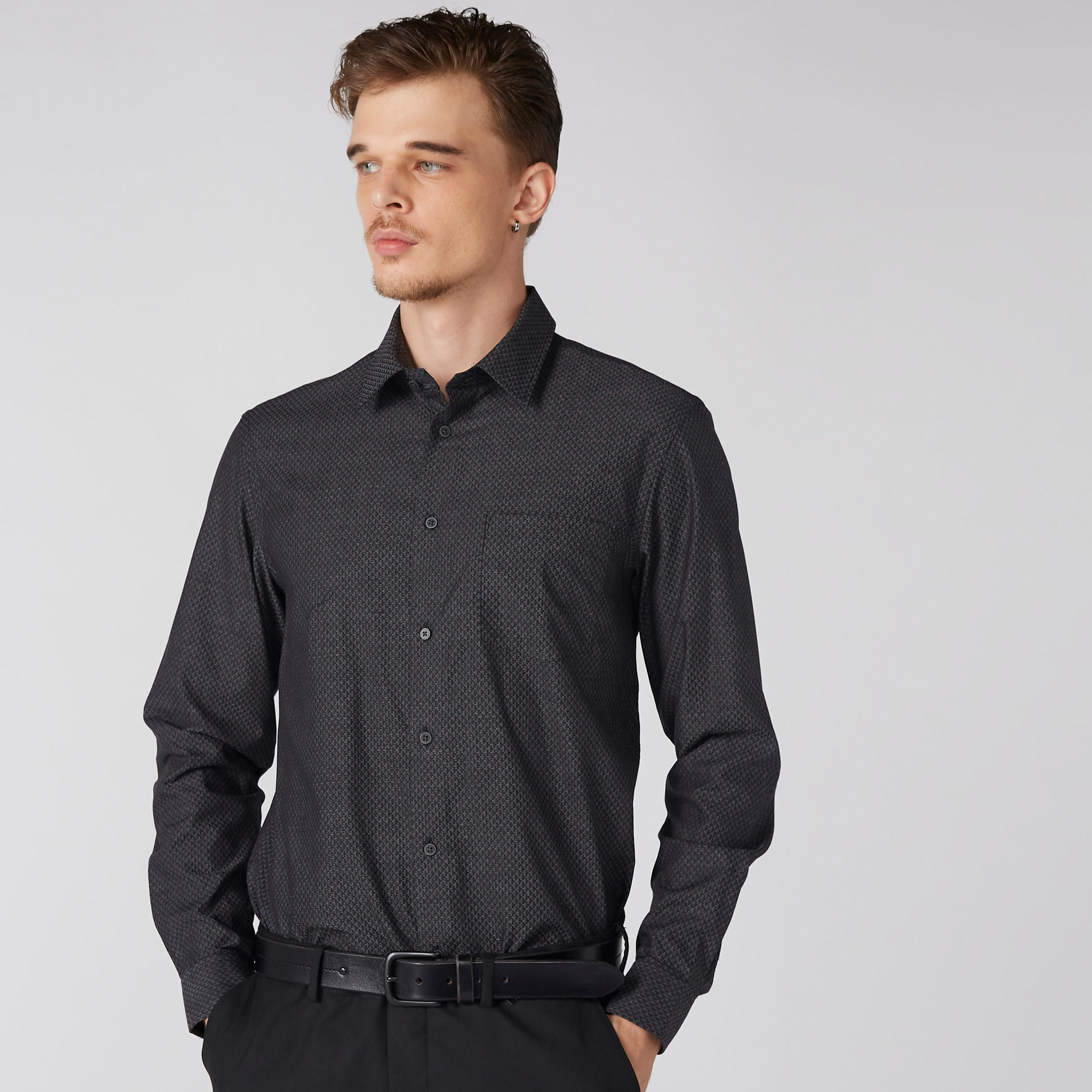Arrow Long Sleeves Shirt with Complete Placket-men-clothing-shirts-image-3
