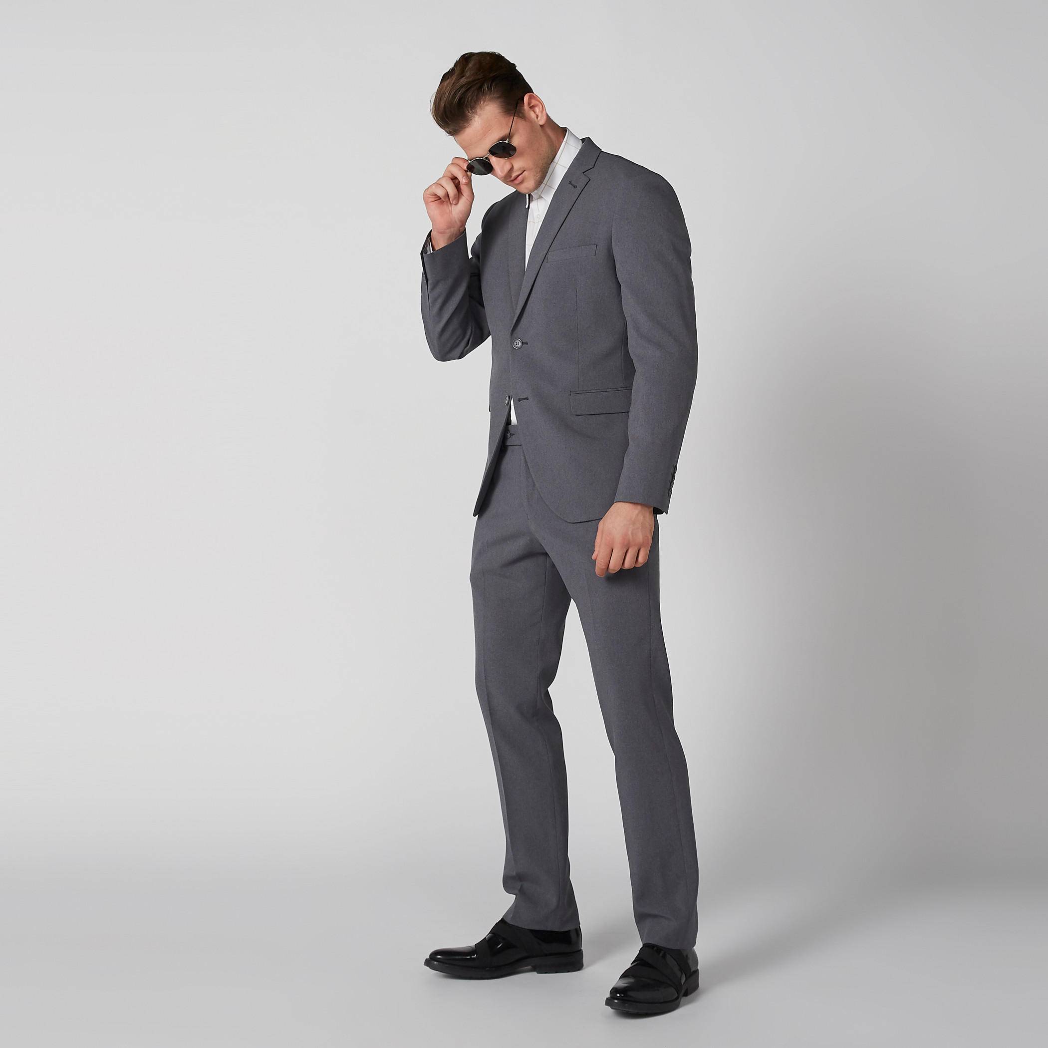 قميص كاروهات بأكمام طويلة وأزرار-men-clothing-shirts-image-2