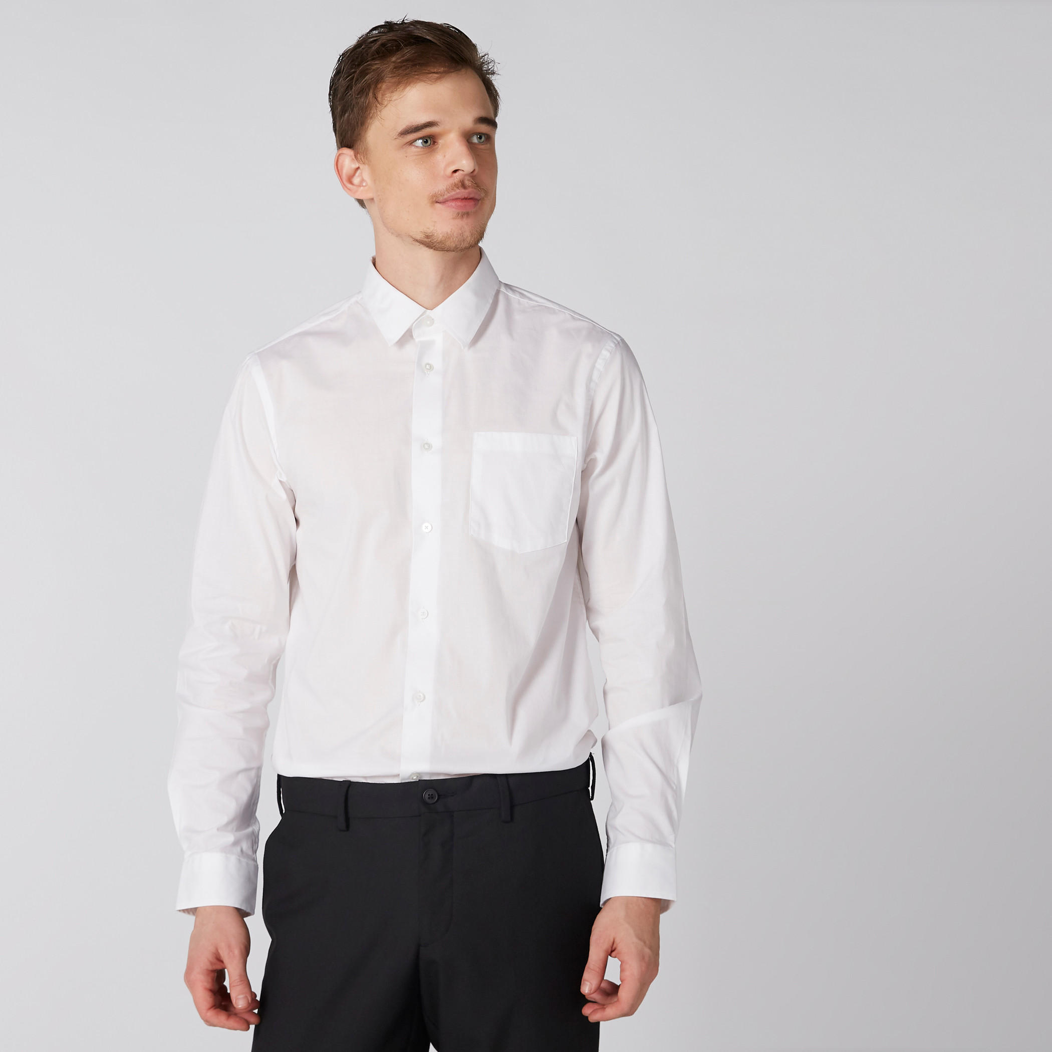 قميص بأكمام طويلة وأزرار وجيب من آرو-men-clothing-shirts-image-2