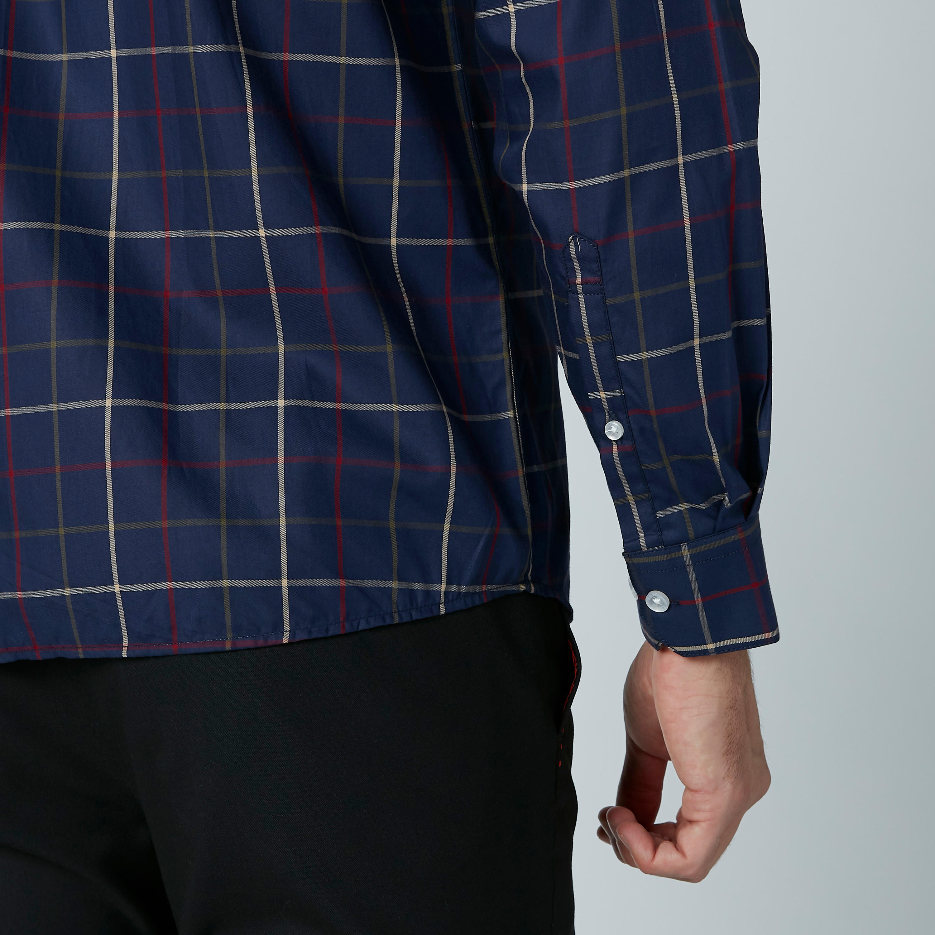 قميص كاروهات بأكمام طويلة من آرو-men-clothing-shirts-image-4