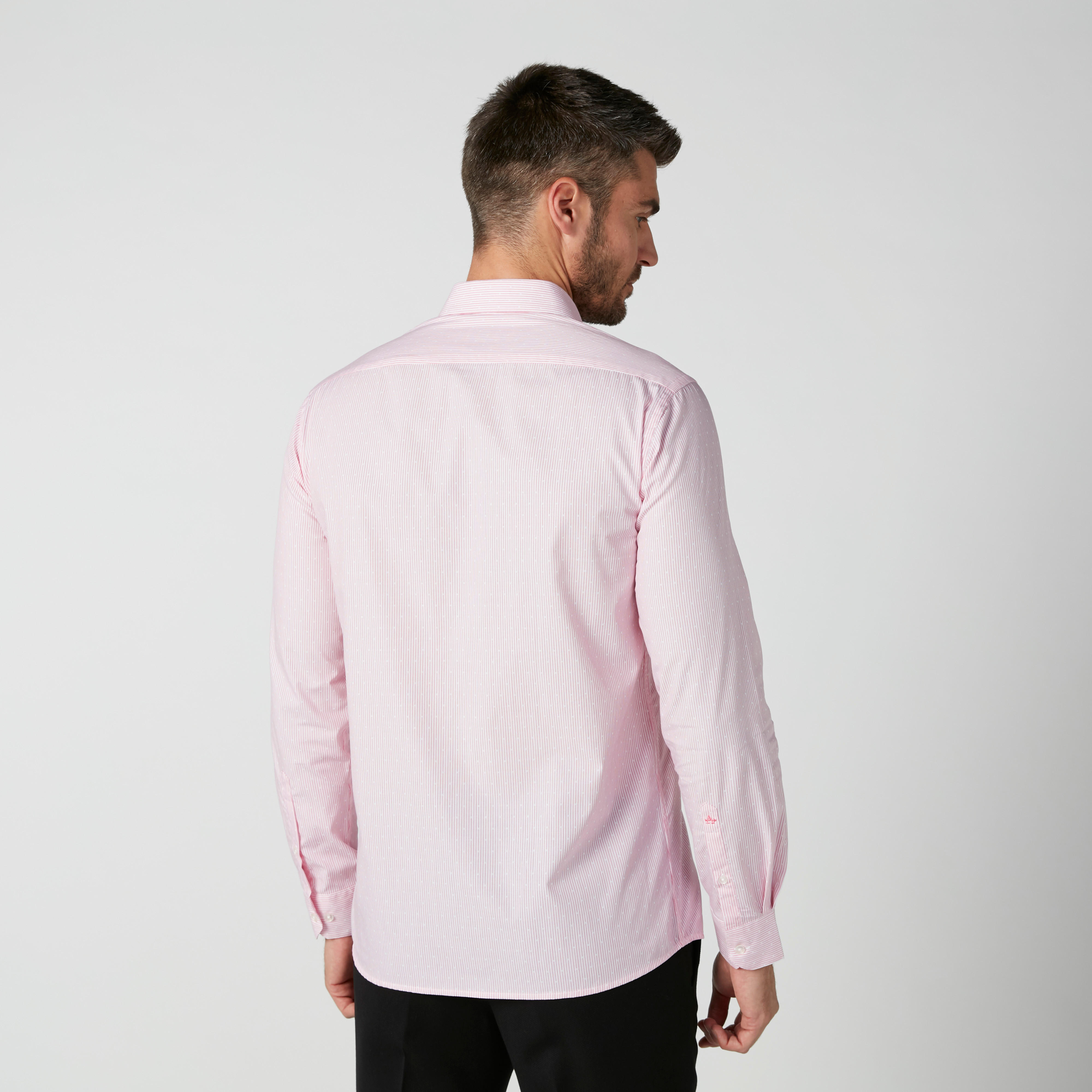 قميص مقلّم بأكمام طويلة وأزرار من آرو-men-clothing-shirts-image-2