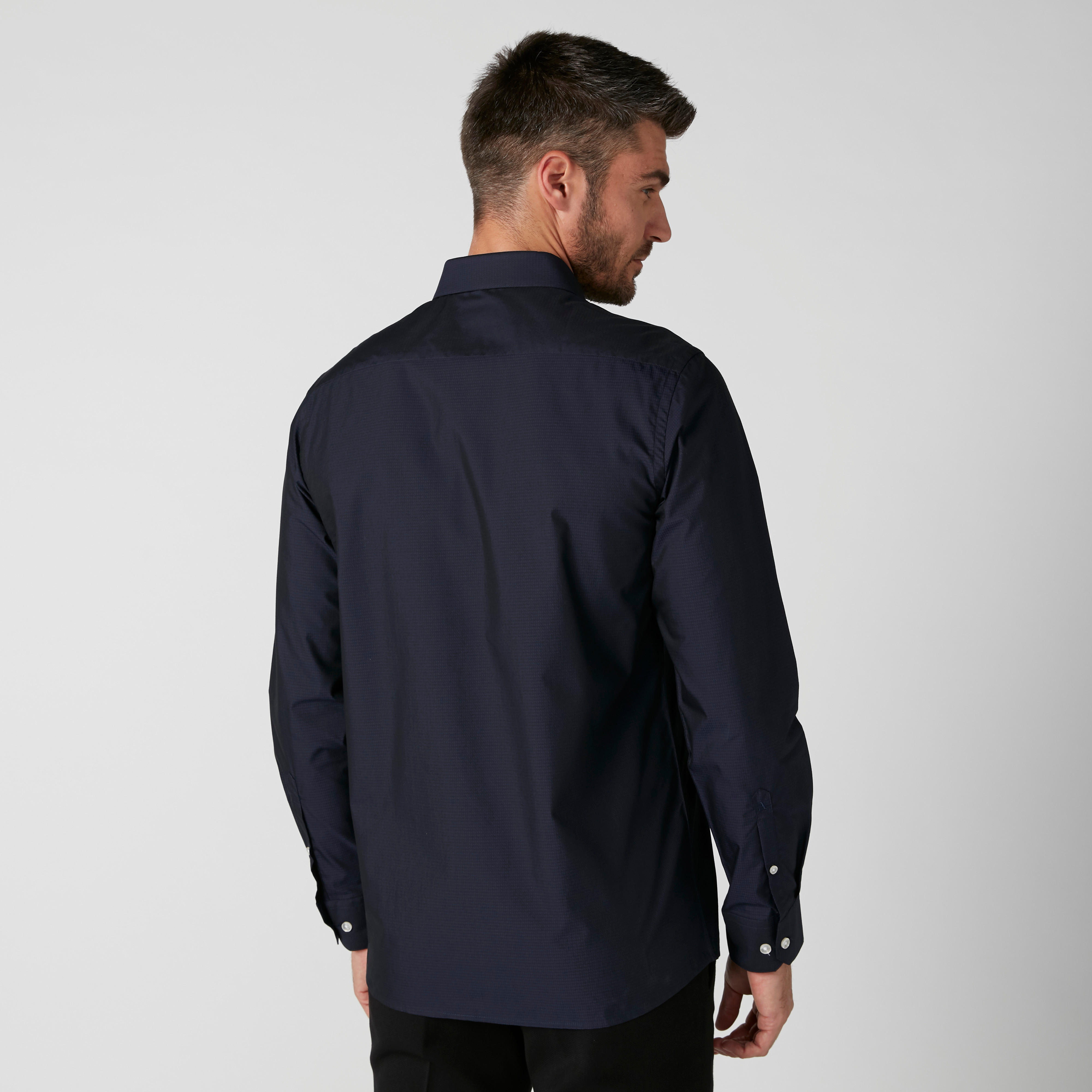 تيشيرت بأكمام طويلة ووصلة أزرار كاملة من آرو-men-clothing-shirts-image-3