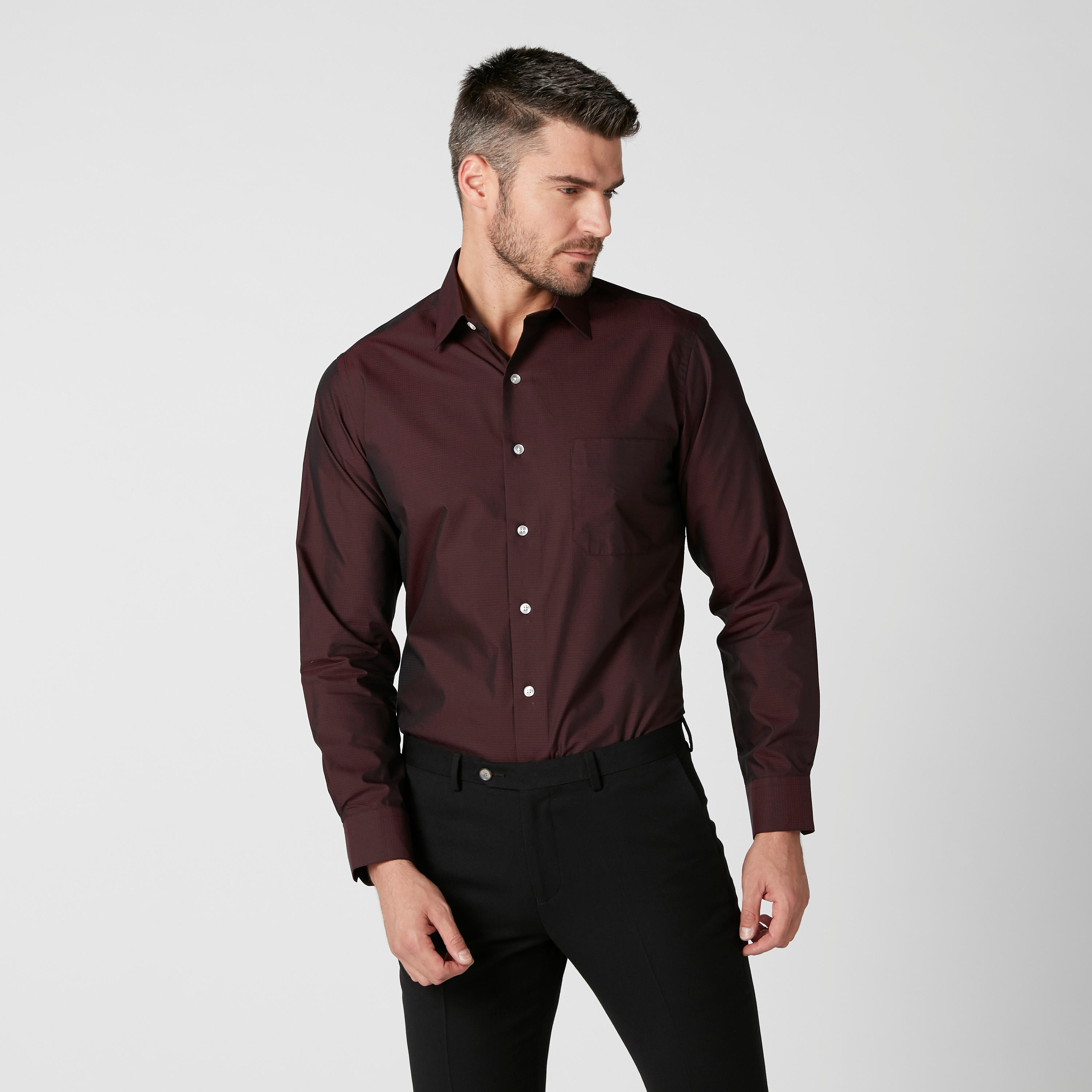 قميص بأكمام طويلة وأزرار وطبعات من آرو-men-clothing-shirts-image-1