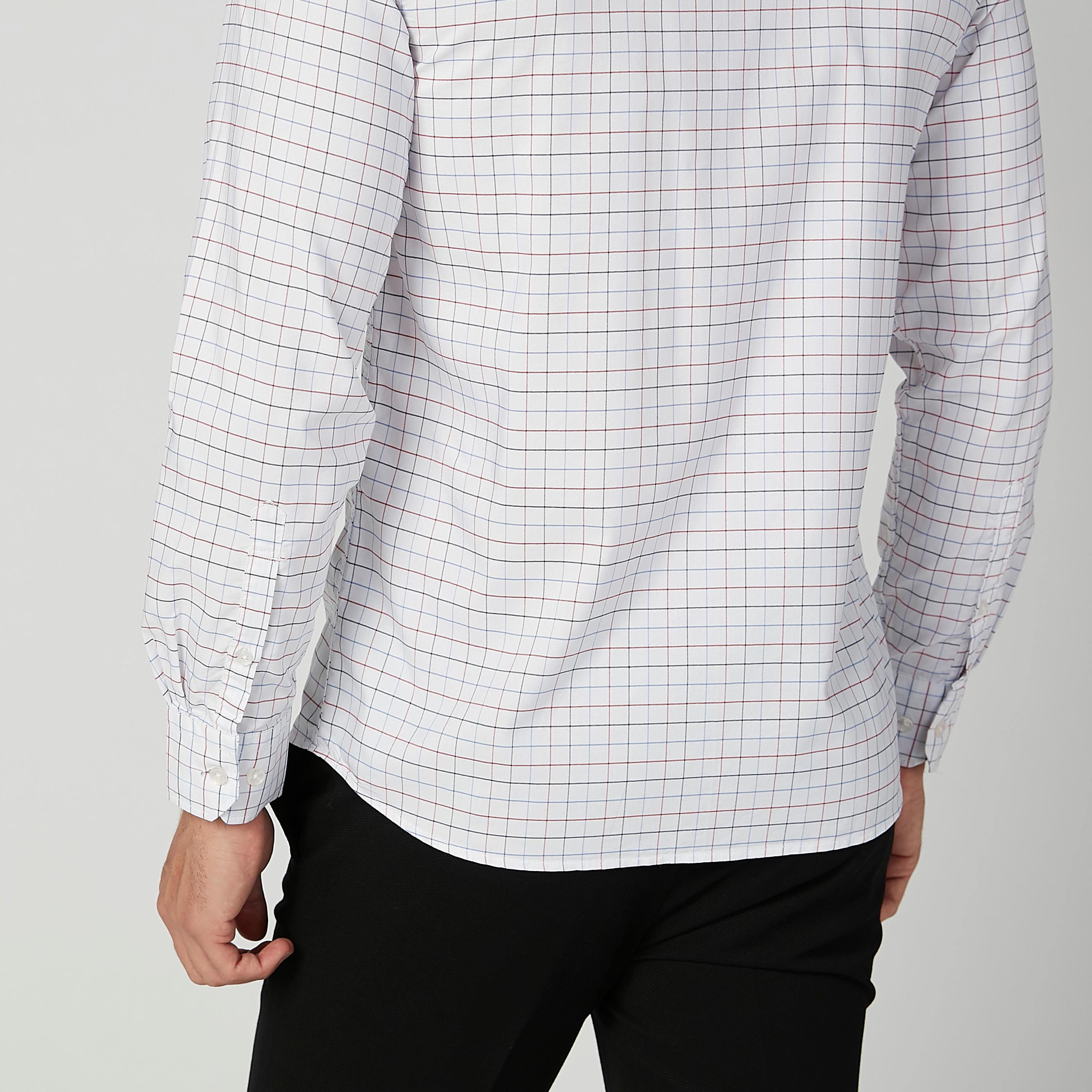 قميص كاروهات بأكمام طويلة وجيوب على الصدر من آرو-men-clothing-shirts-image-5