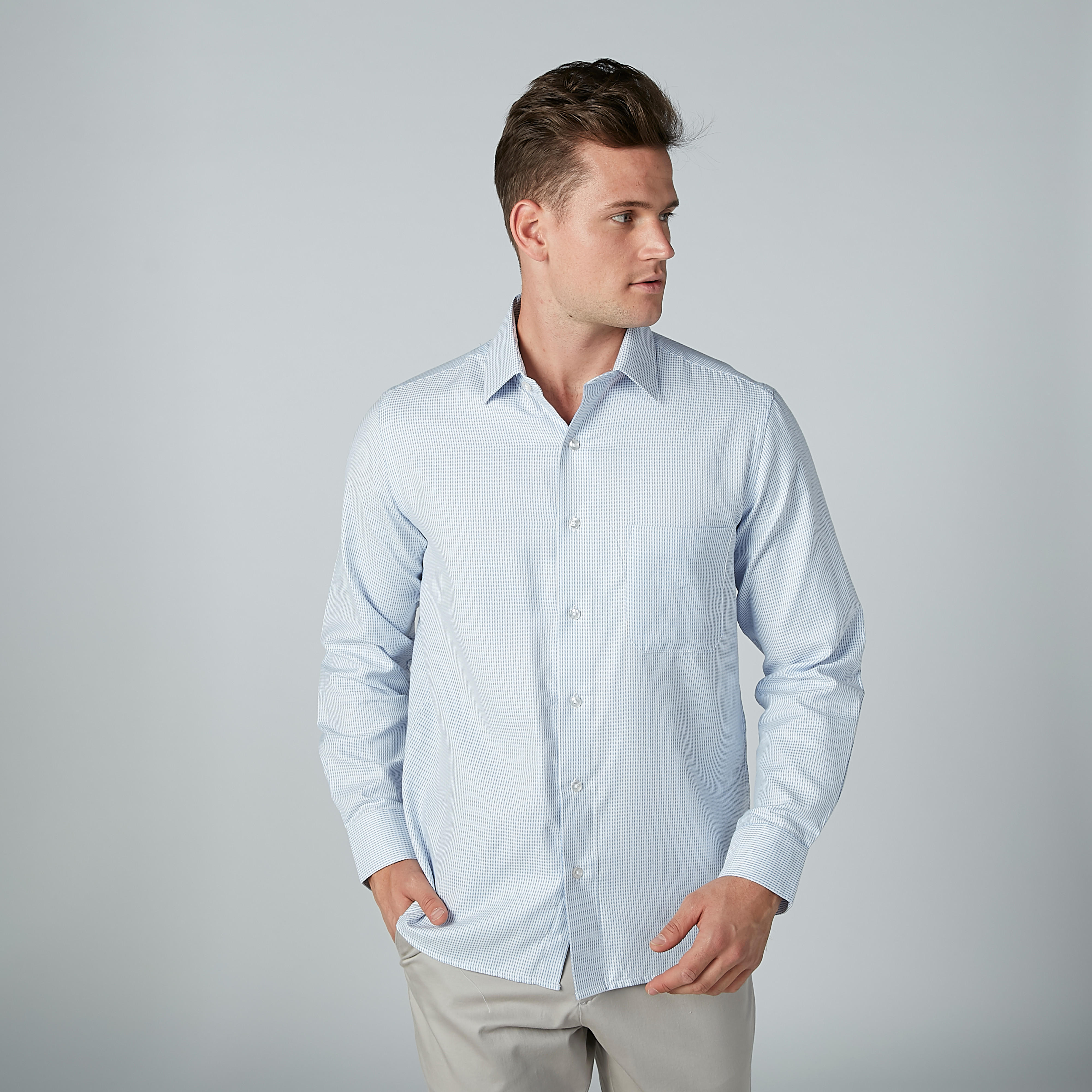 قميص بأكمام طويلة وجيب وطبعات من آرو-men-clothing-shirts-image-1