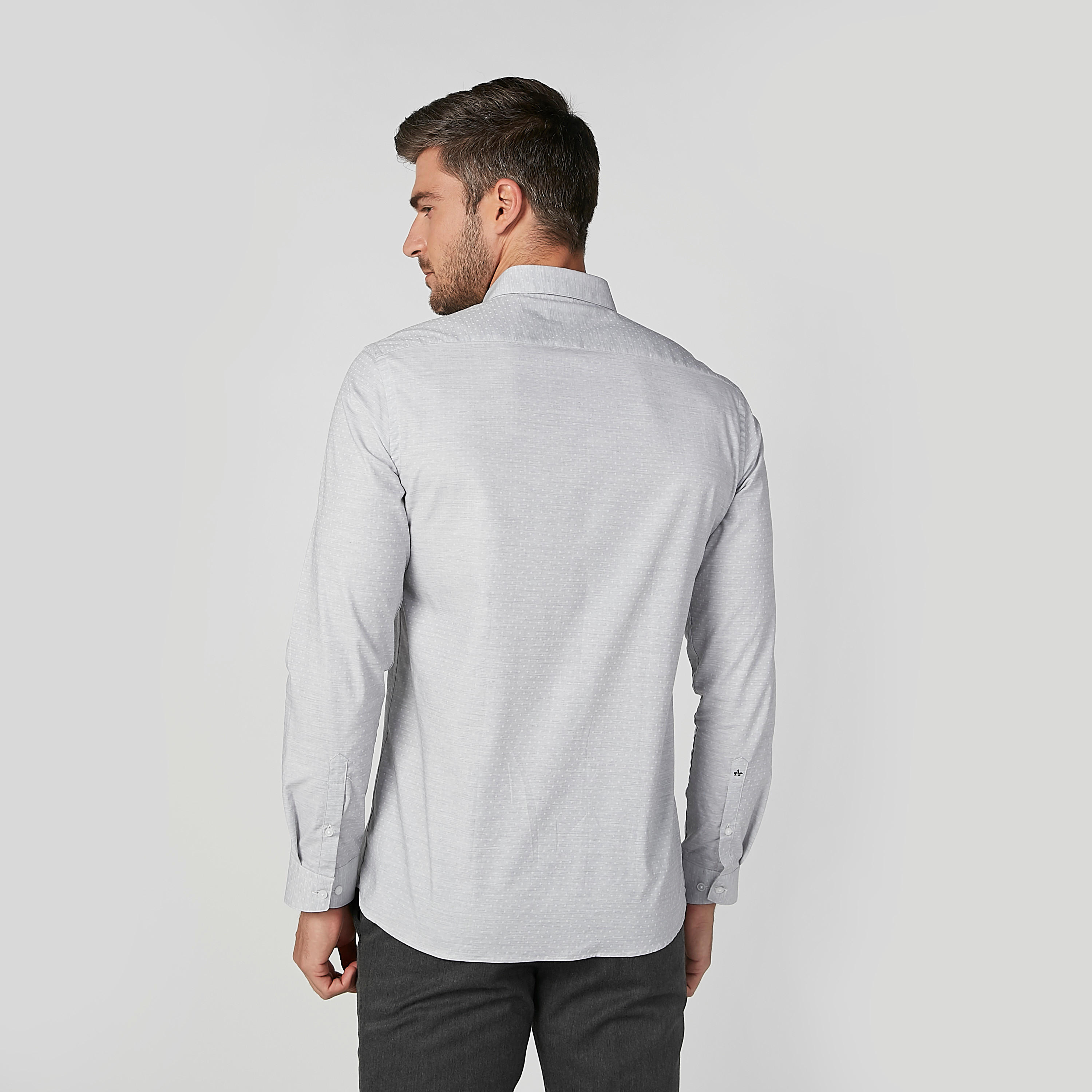 قميص بأكمام طويلة وجيب على الصدر وطبعات من آرو-men-clothing-shirts-image-6
