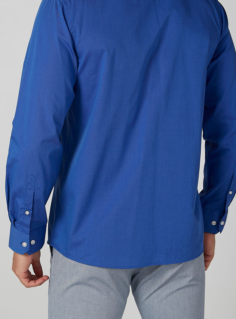 قميص سادة بأكمام طويلة وجيوب من آرو-men-clothing-shirts-image-5