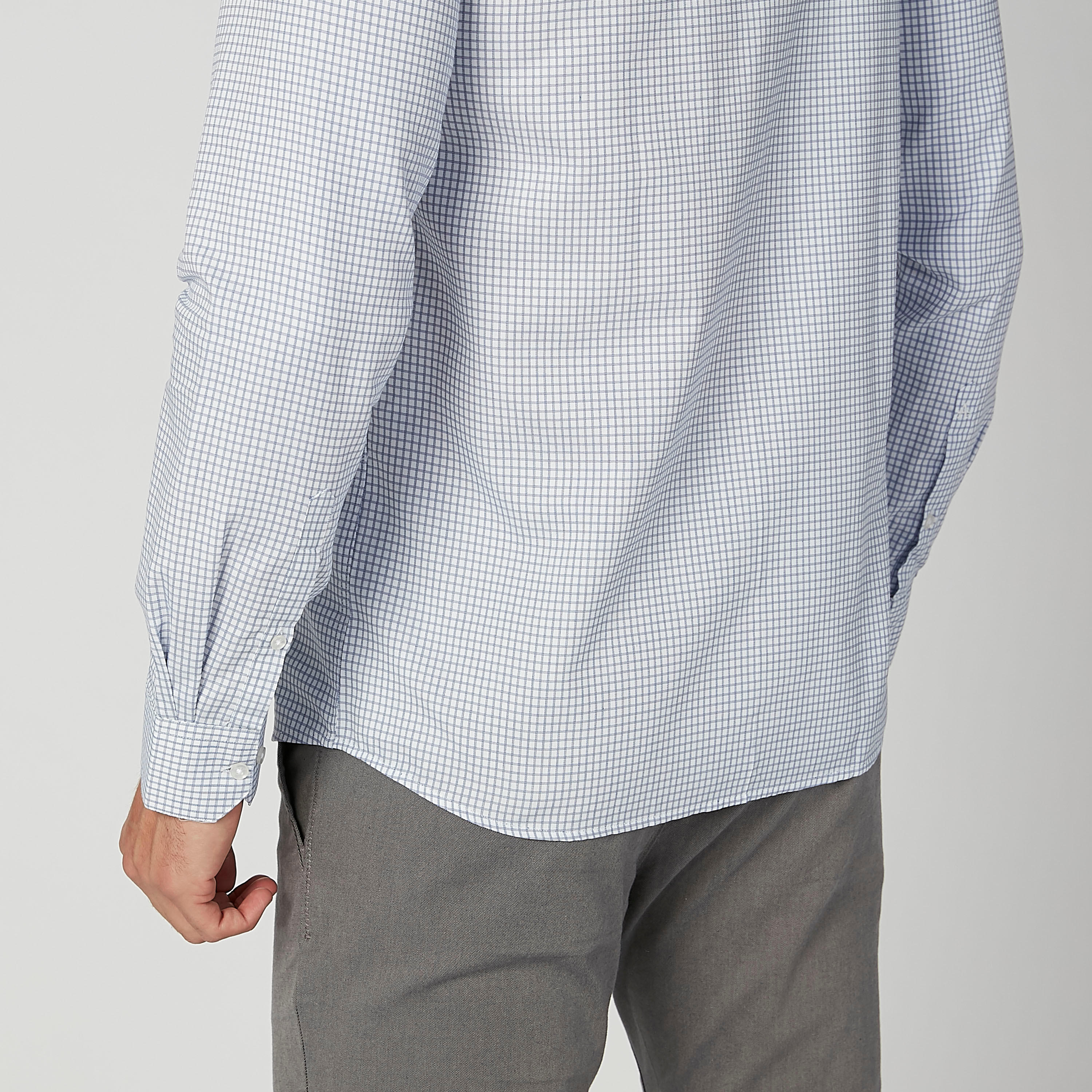 قميص كاروهات بأكمام طويلة وجيب على الصدر من آرو-men-clothing-shirts-image-4