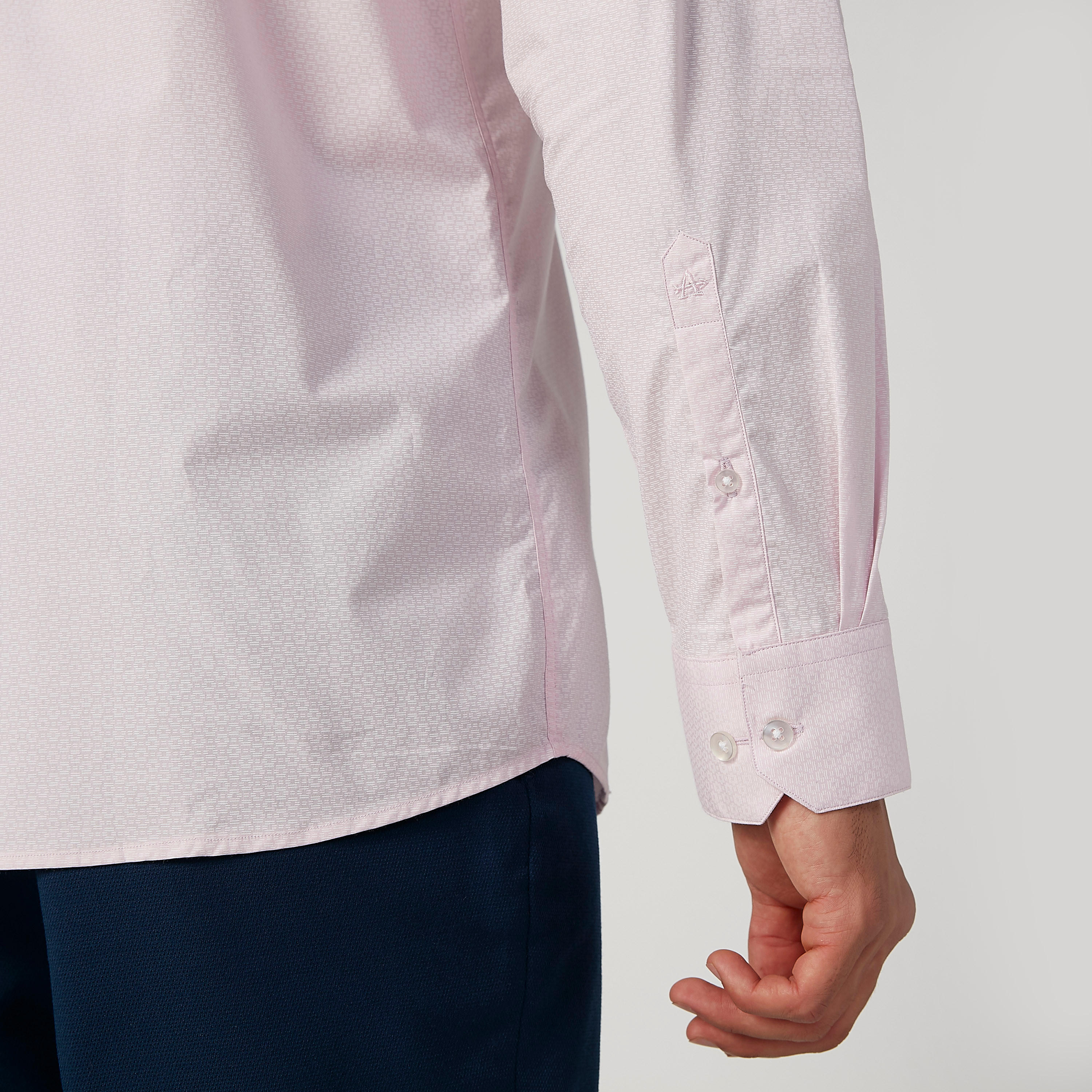 قميص سليم بياقة عاديّة وأكمام طويلة وطبعات من آرو-men-clothing-shirts-image-4