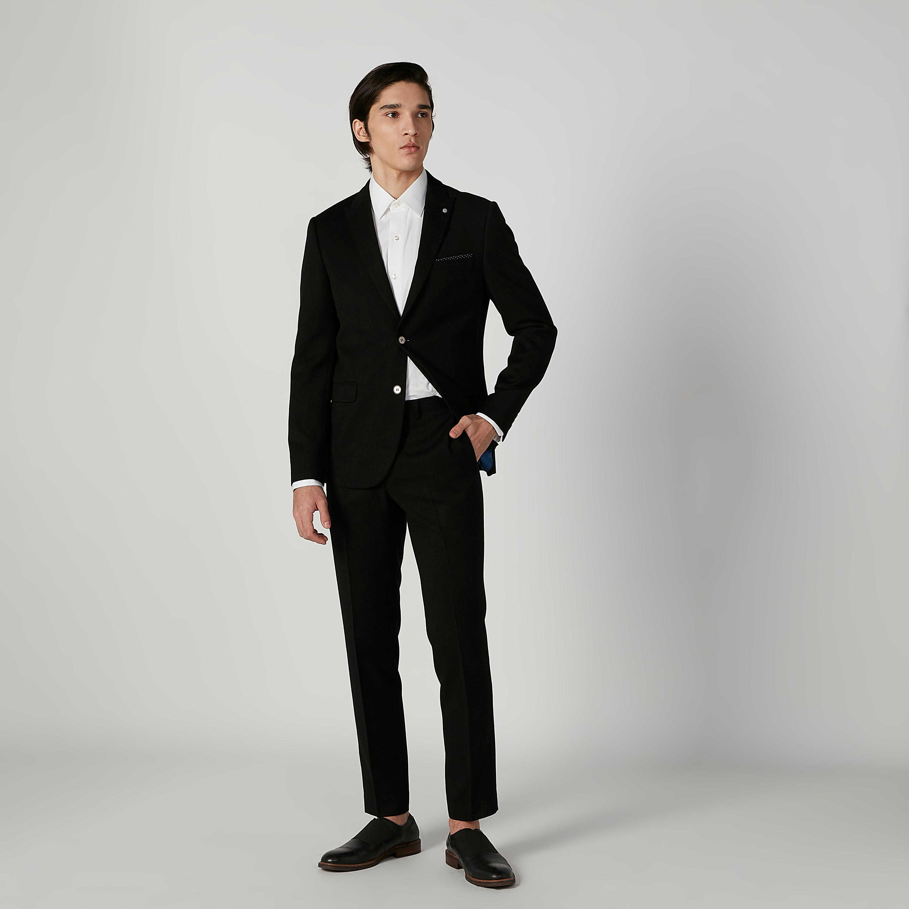 Arrow Plain Shirt with Long Sleeves and Chest Pocket-men-clothing-shirts-image-3
