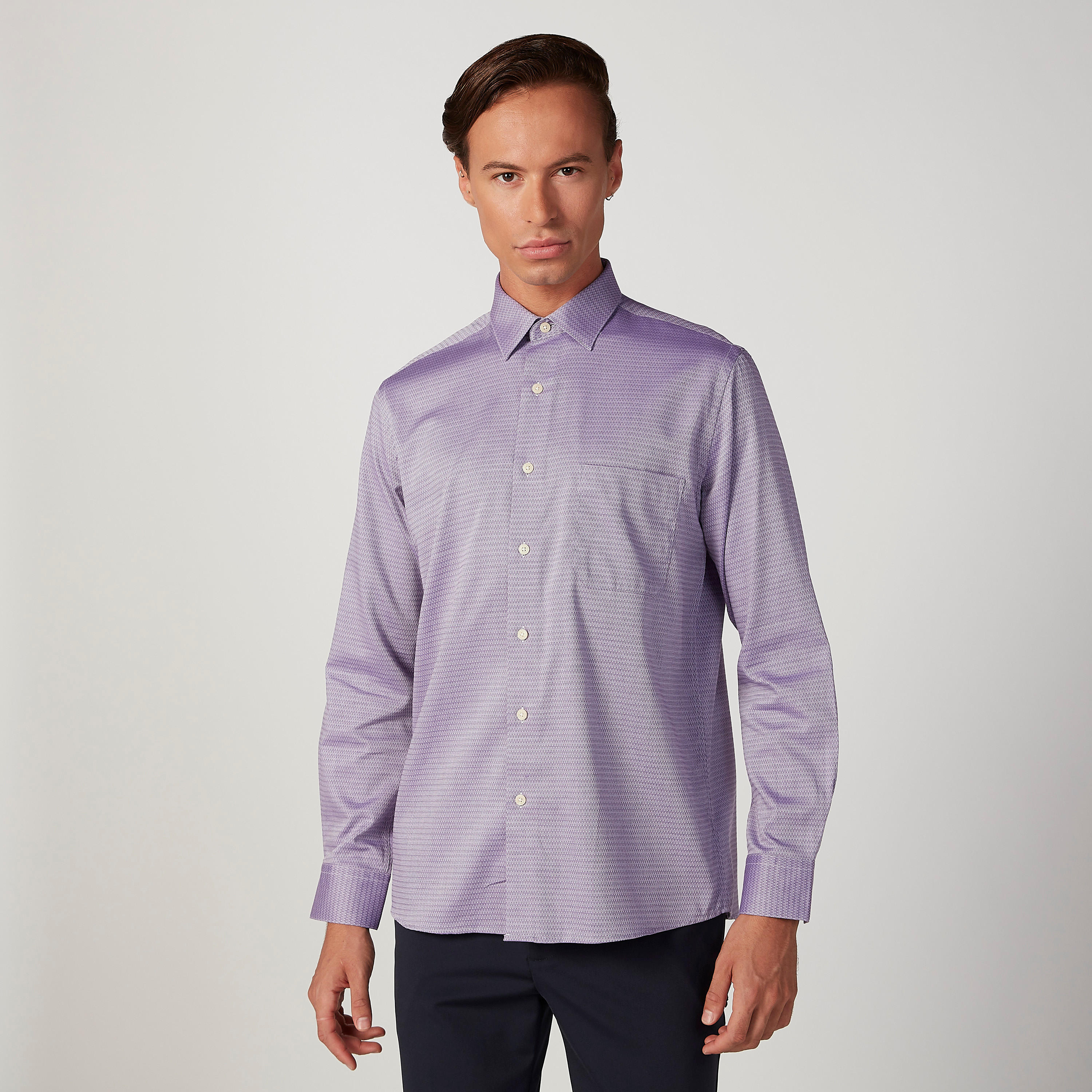 قميص بياقة عاديّة وأكمام طويلة وطبعات من آرو-men-clothing-shirts-image-1