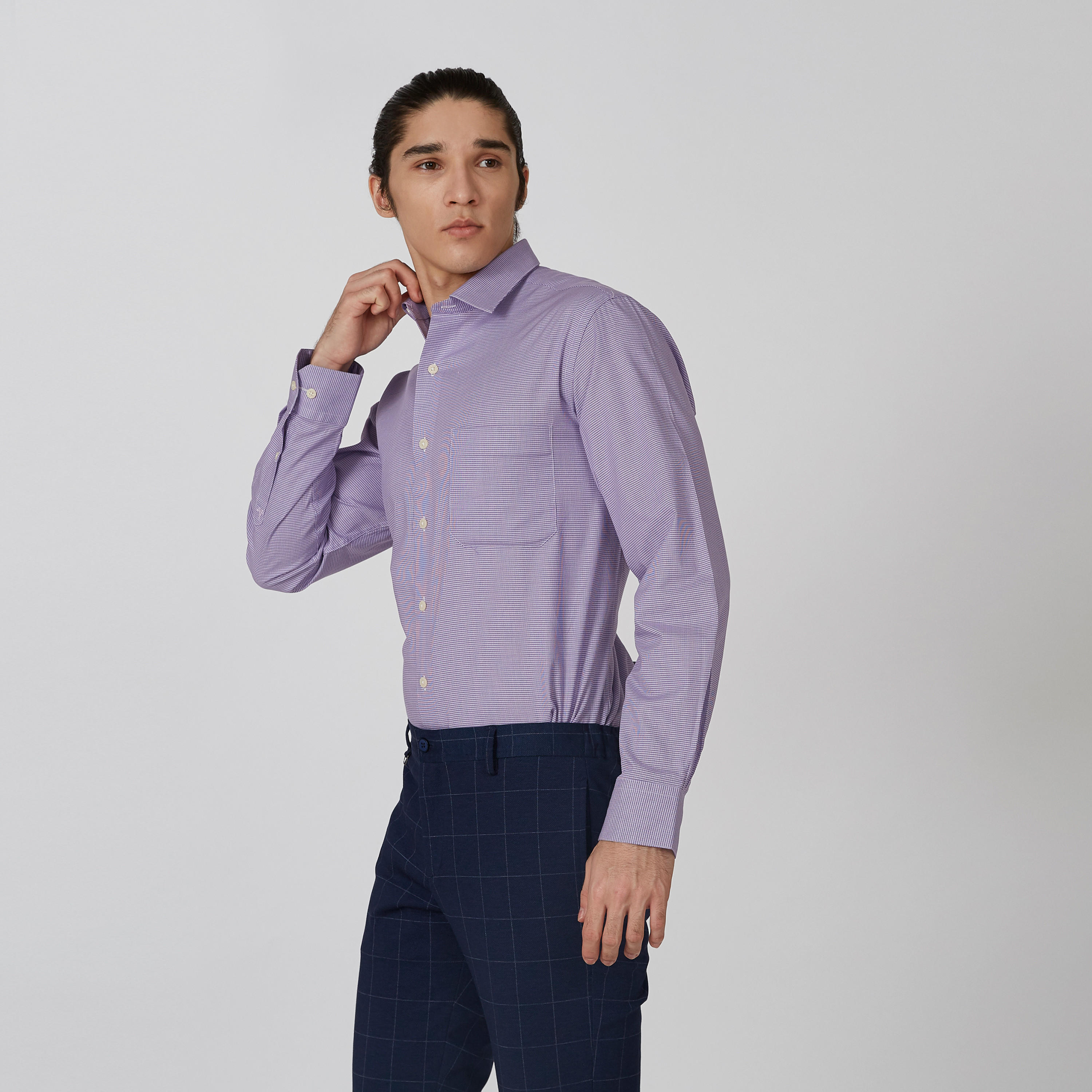 قميص بياقة عاديّة وأكمام طويلة وطبعات من آرو-men-clothing-shirts-image-2