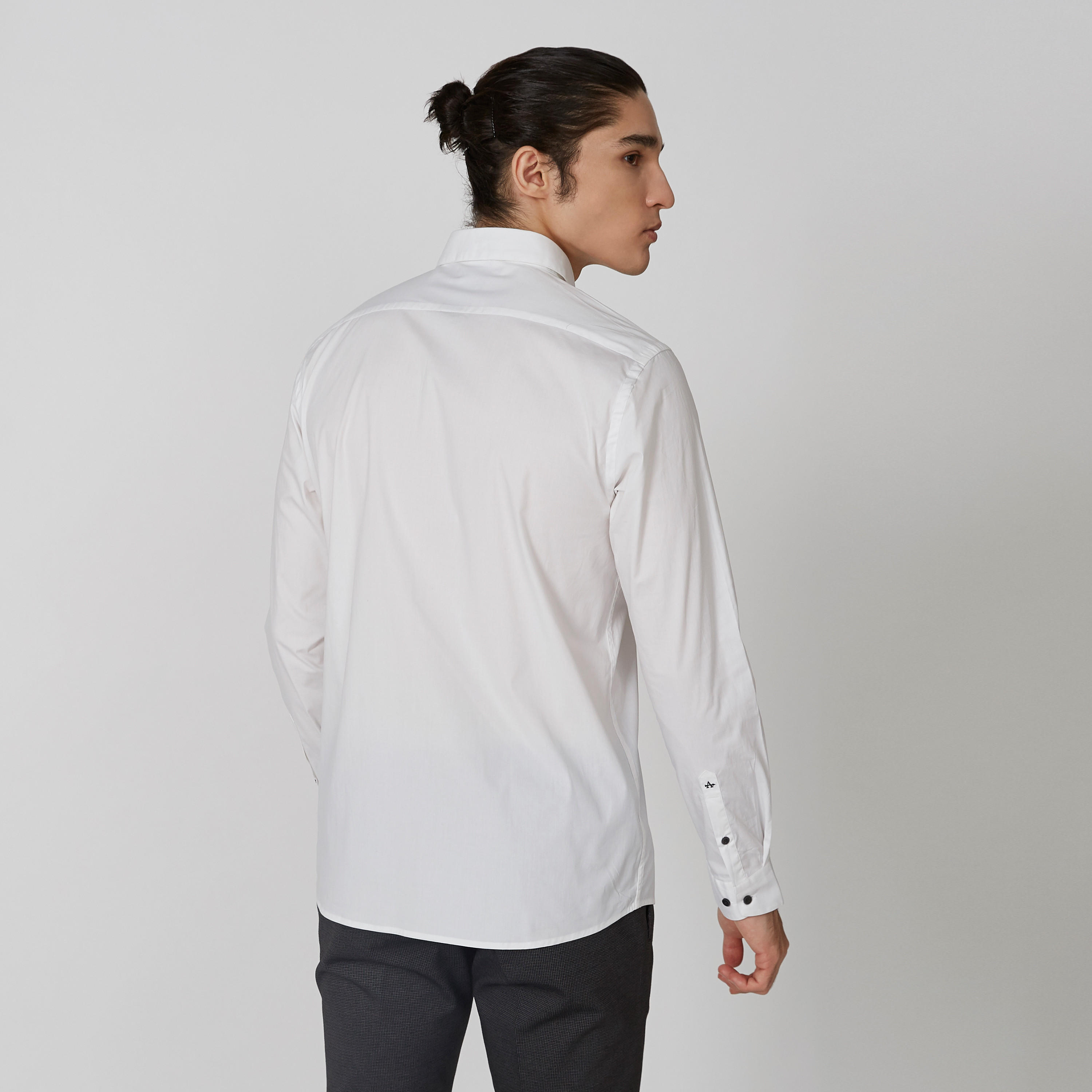قميص سادة بأكمام طويلة من آرو-men-clothing-shirts-image-4