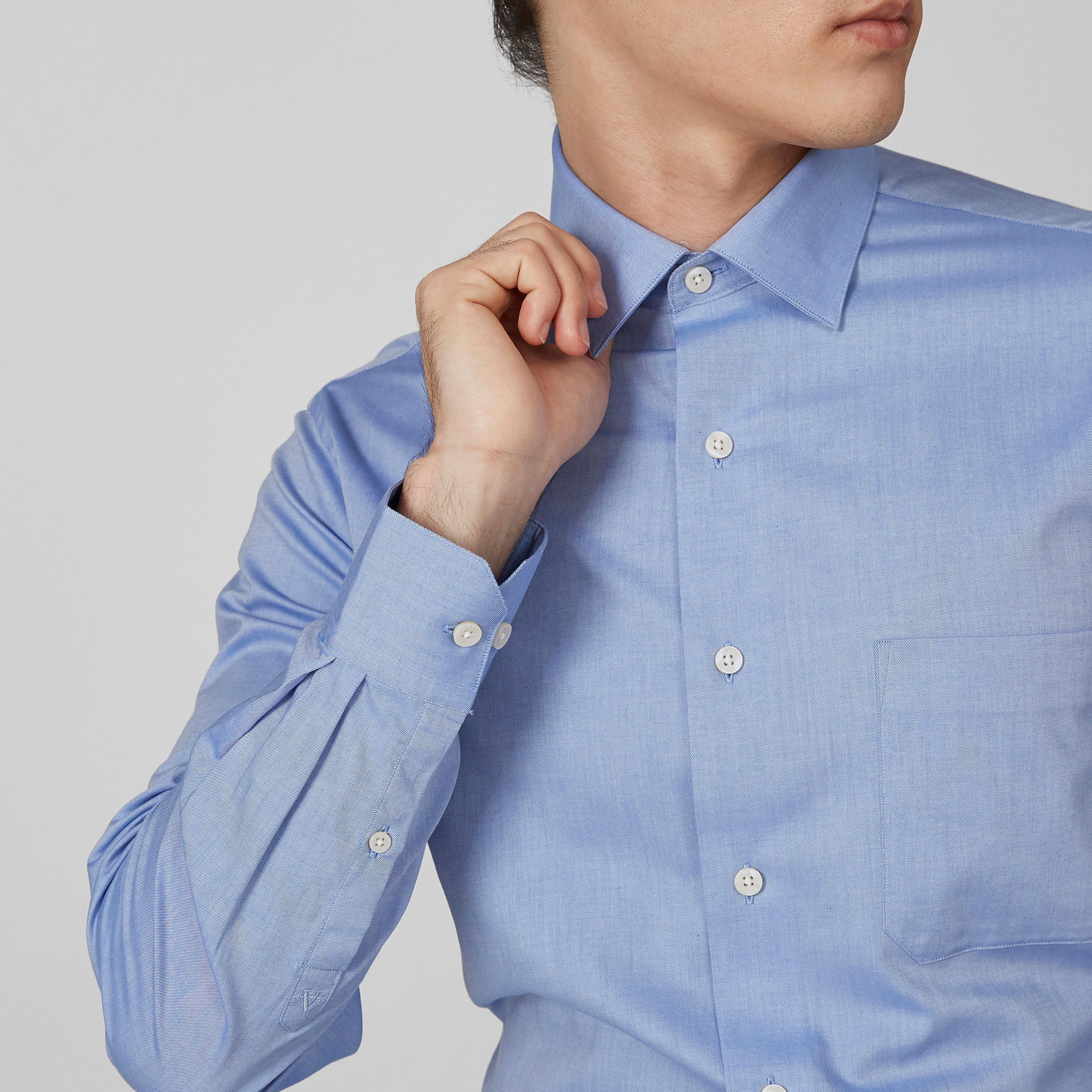 قميص سادة بأكمام طويلة من آرو-men-clothing-shirts-image-4