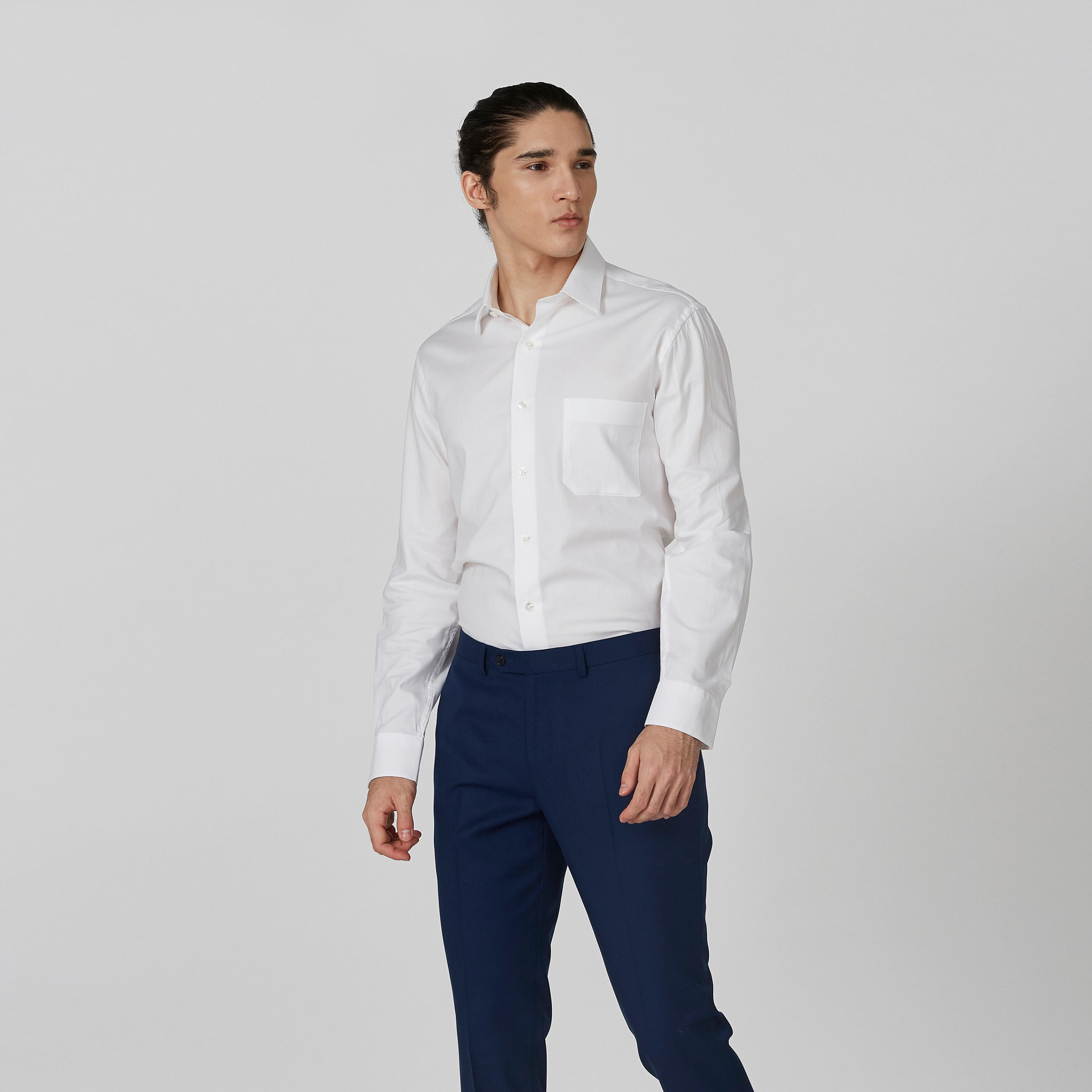 قميص سادة بأكمام طويلة من آرو-men-clothing-shirts-image-5