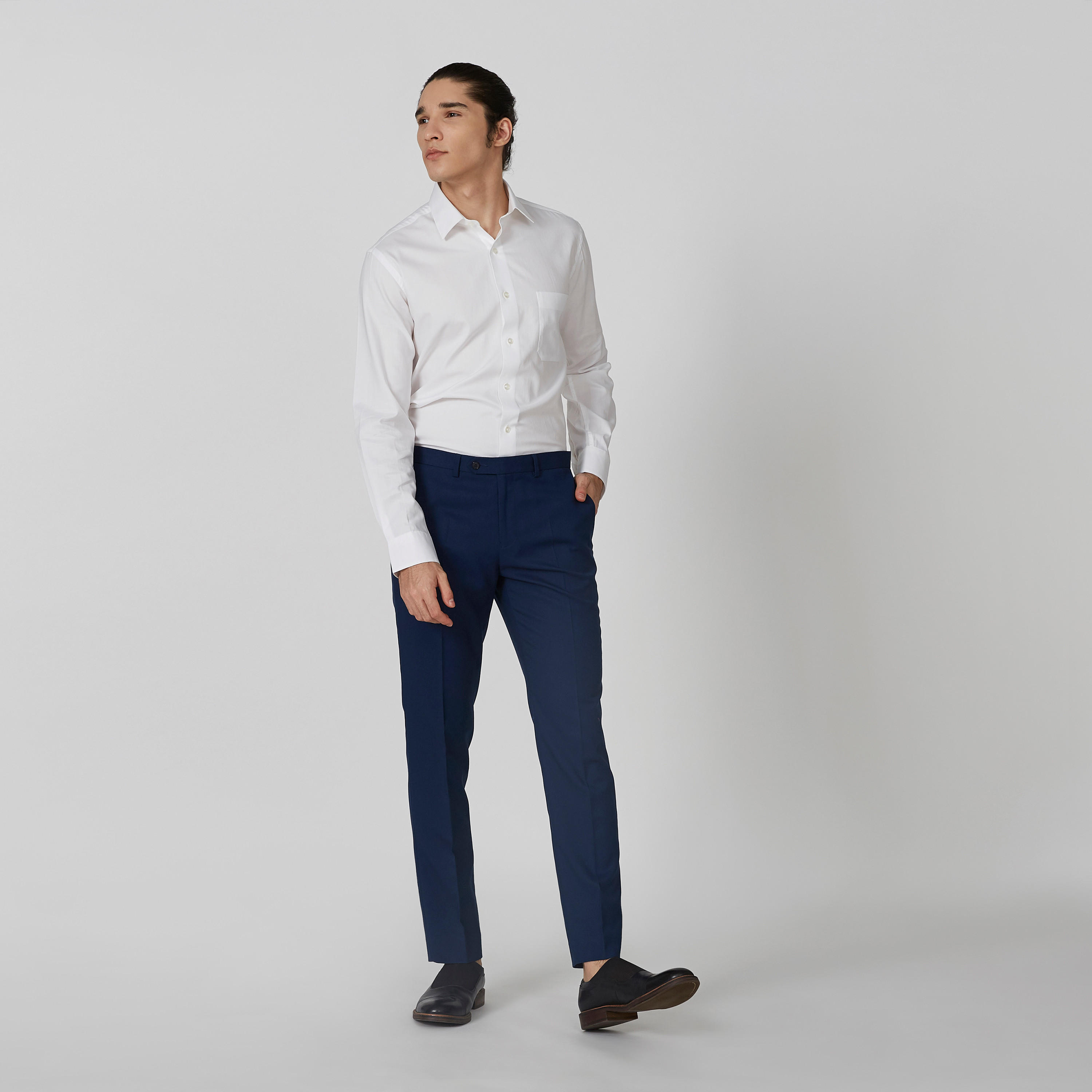 قميص سادة بأكمام طويلة من آرو-men-clothing-shirts-image-4