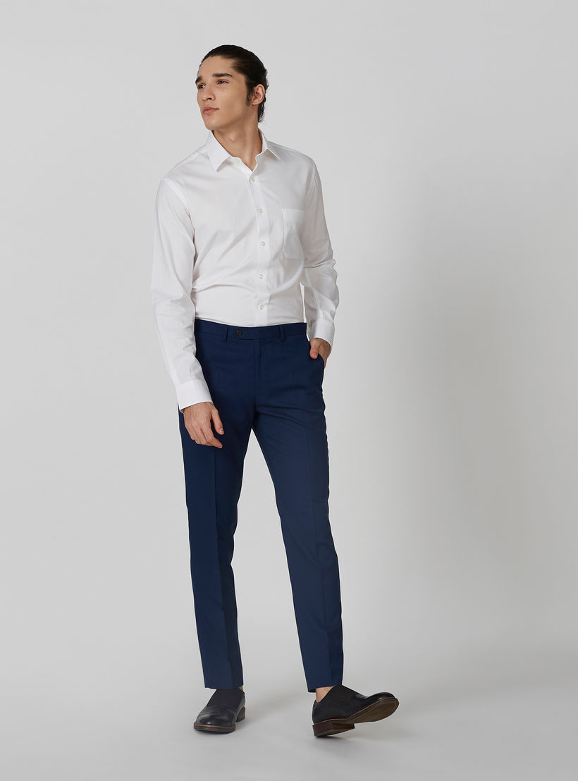 قميص سادة بأكمام طويلة من آرو-men-clothing-shirts-image-4