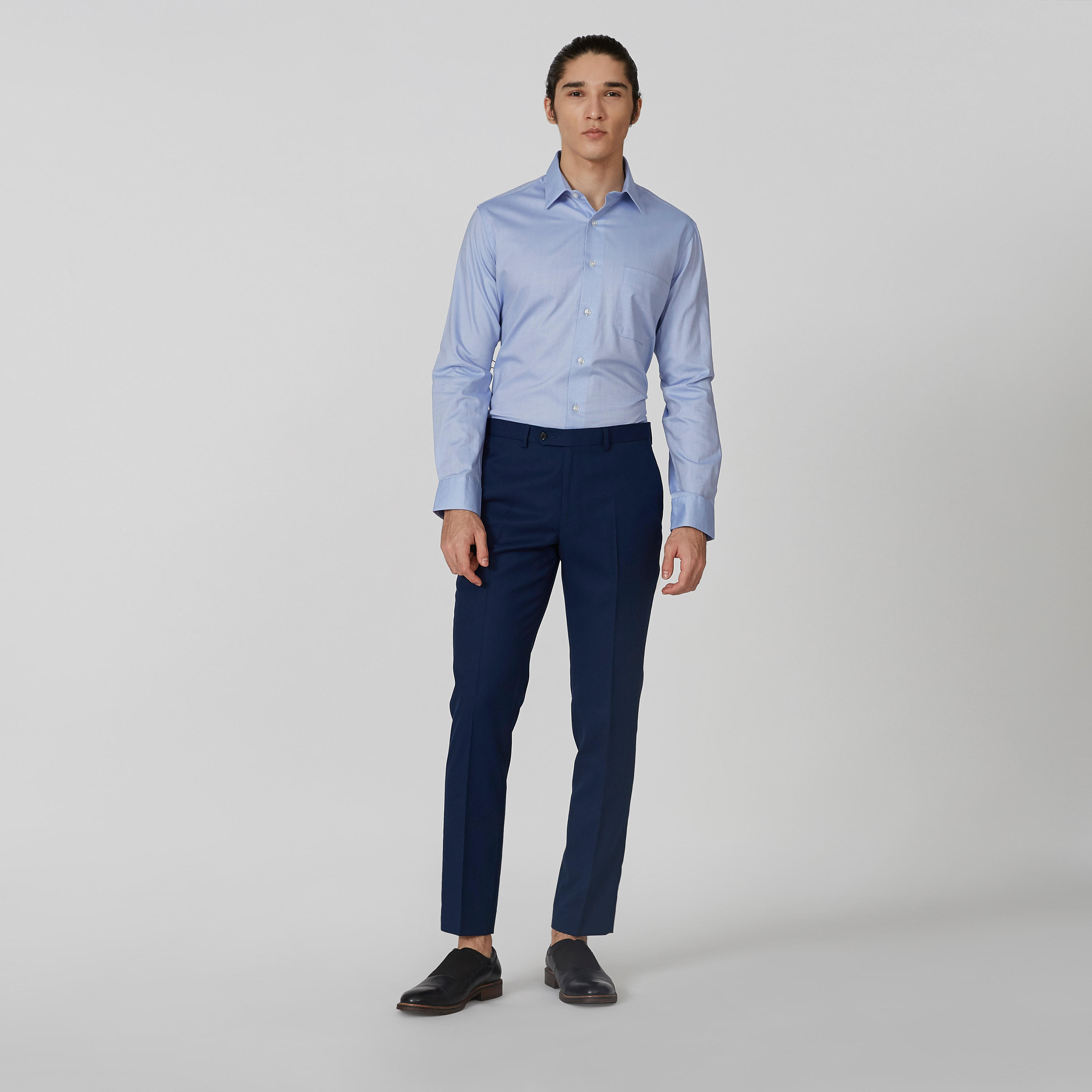 قميص بارز الملمس بأكمام طويلة من آرو-men-clothing-shirts-image-2