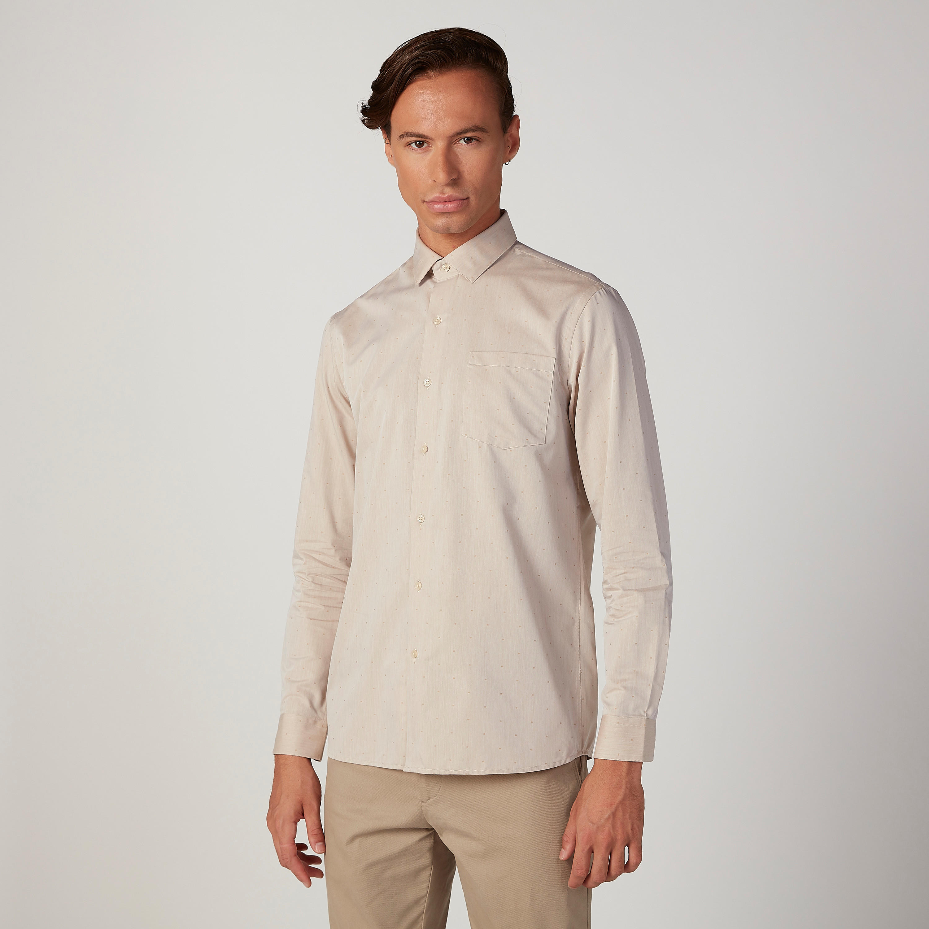 قميص بأكمام طويلة وجيب وطبعات من آرو-men-clothing-shirts-image-1