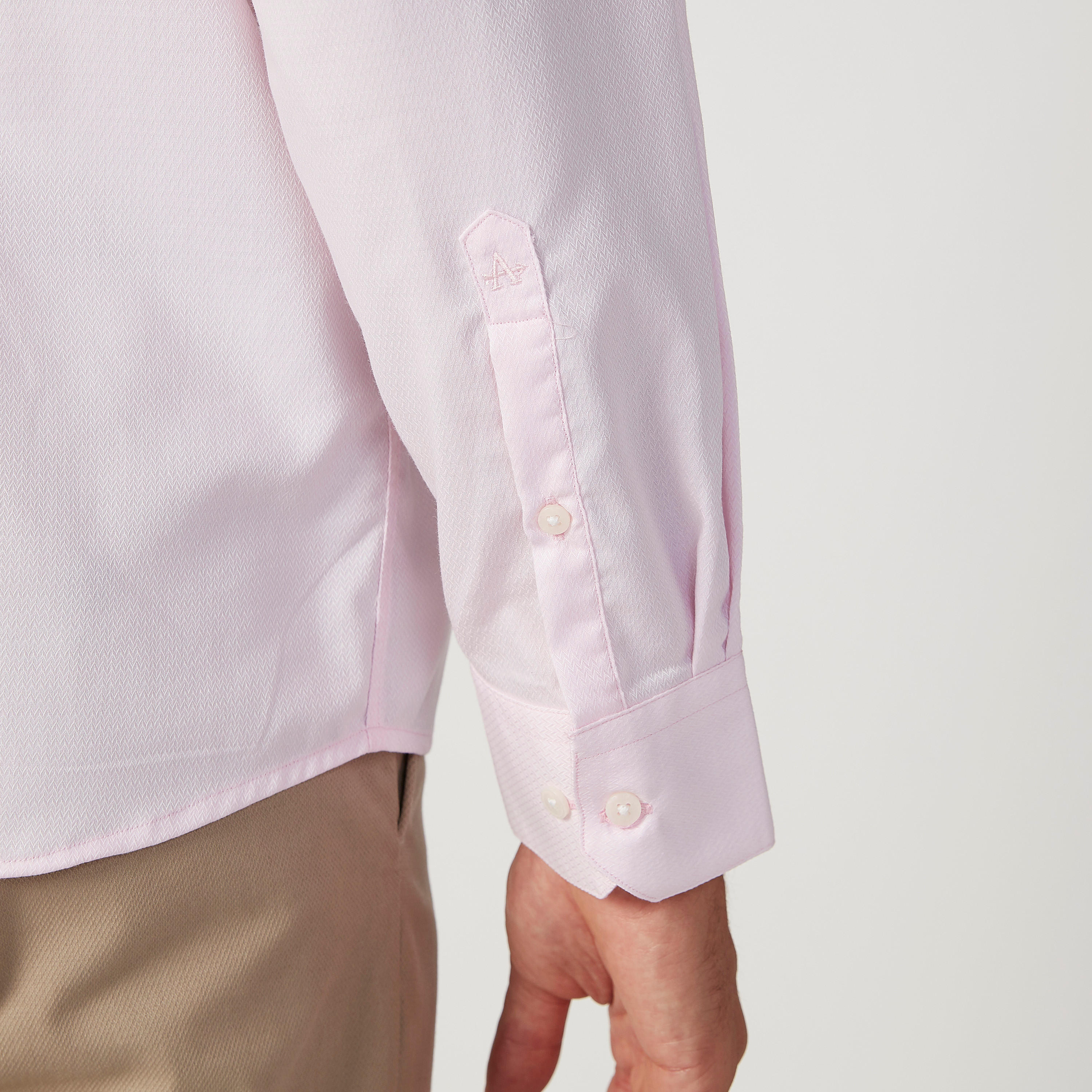 Arrow Shirt with Patch Pocket and Long Sleeves-men-clothing-shirts-image-3