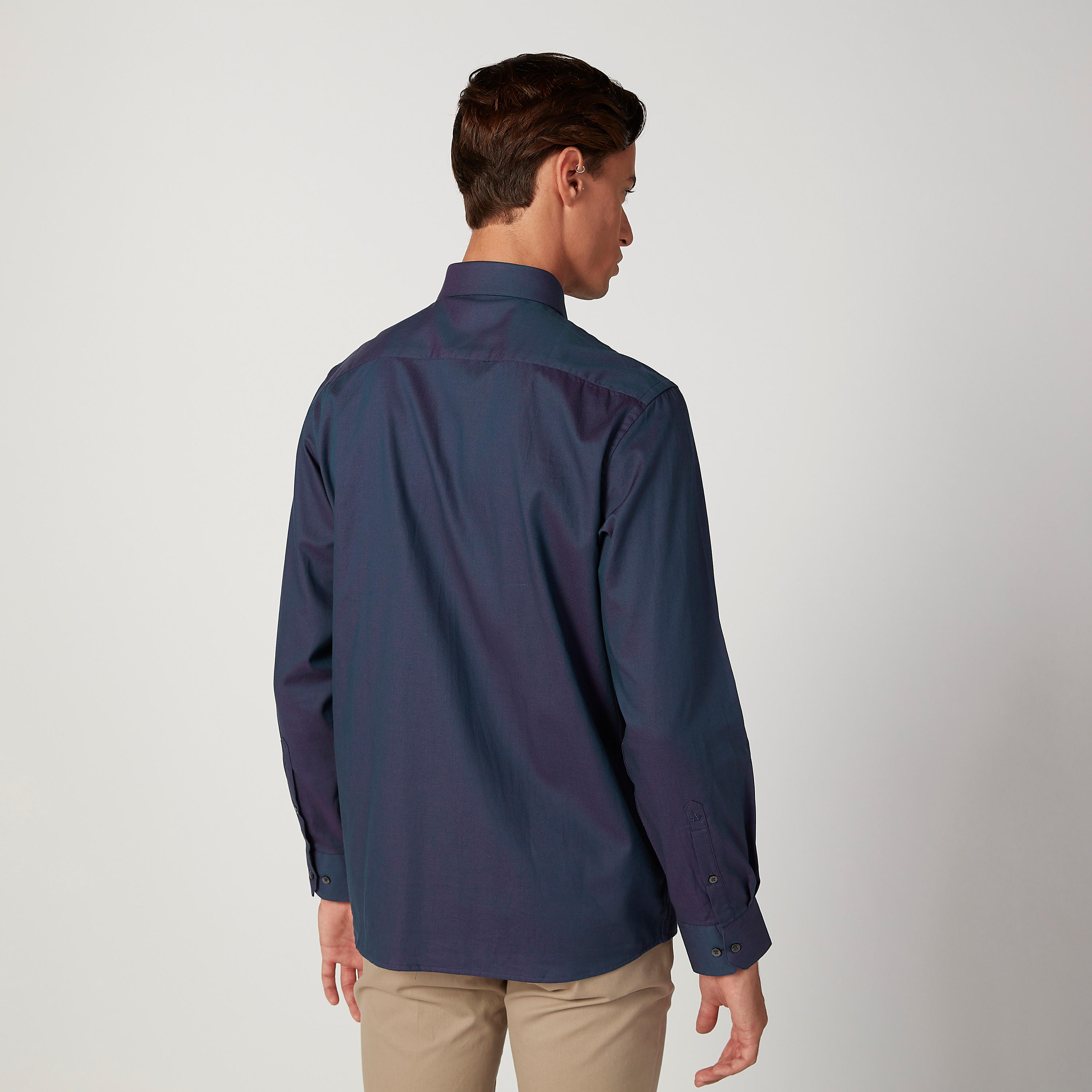 Arrow Shirt with Patch Pocket and Long Sleeves-men-clothing-shirts-image-4