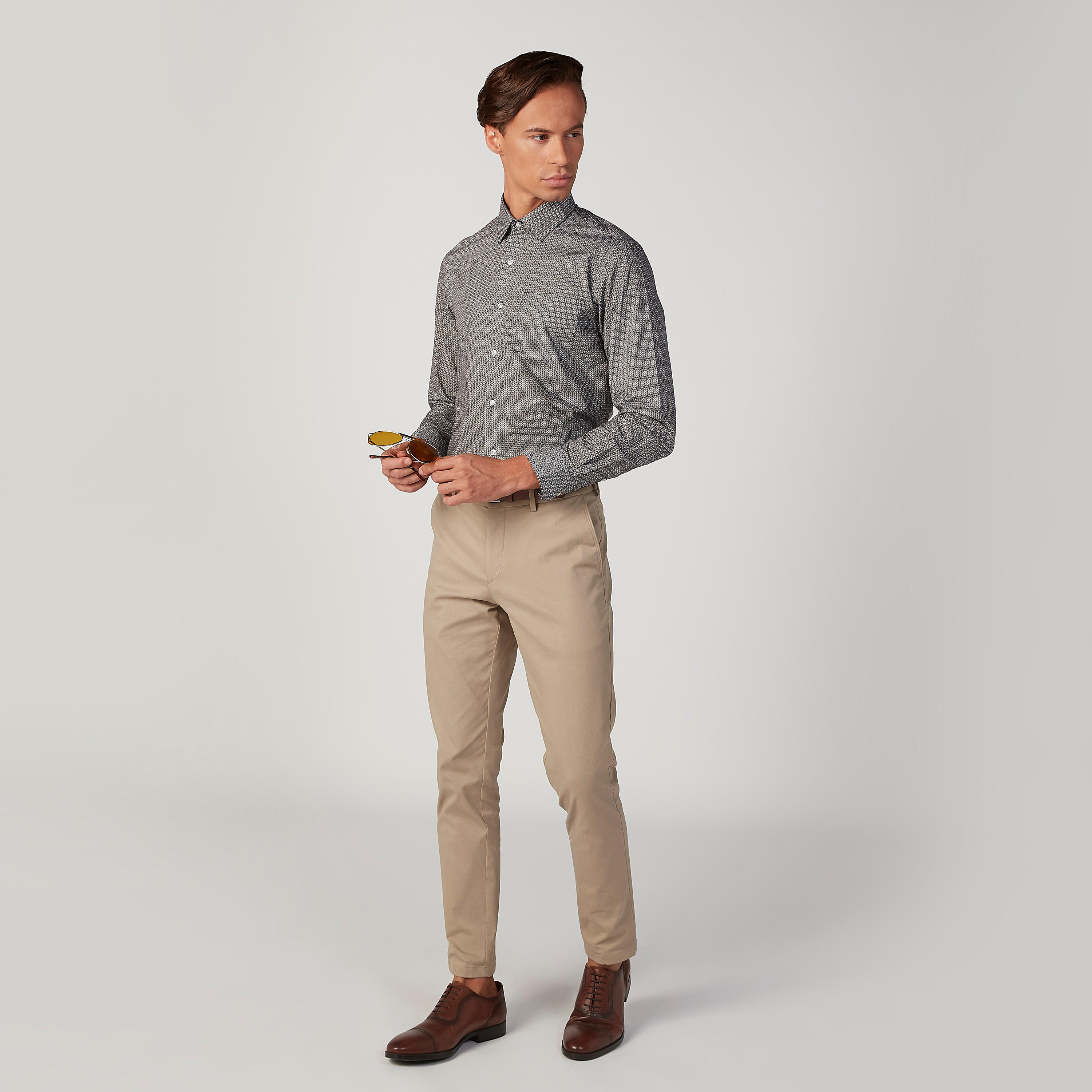 قميص بأكمام طويلة وجيب وطبعات من آرو-men-clothing-shirts-image-2