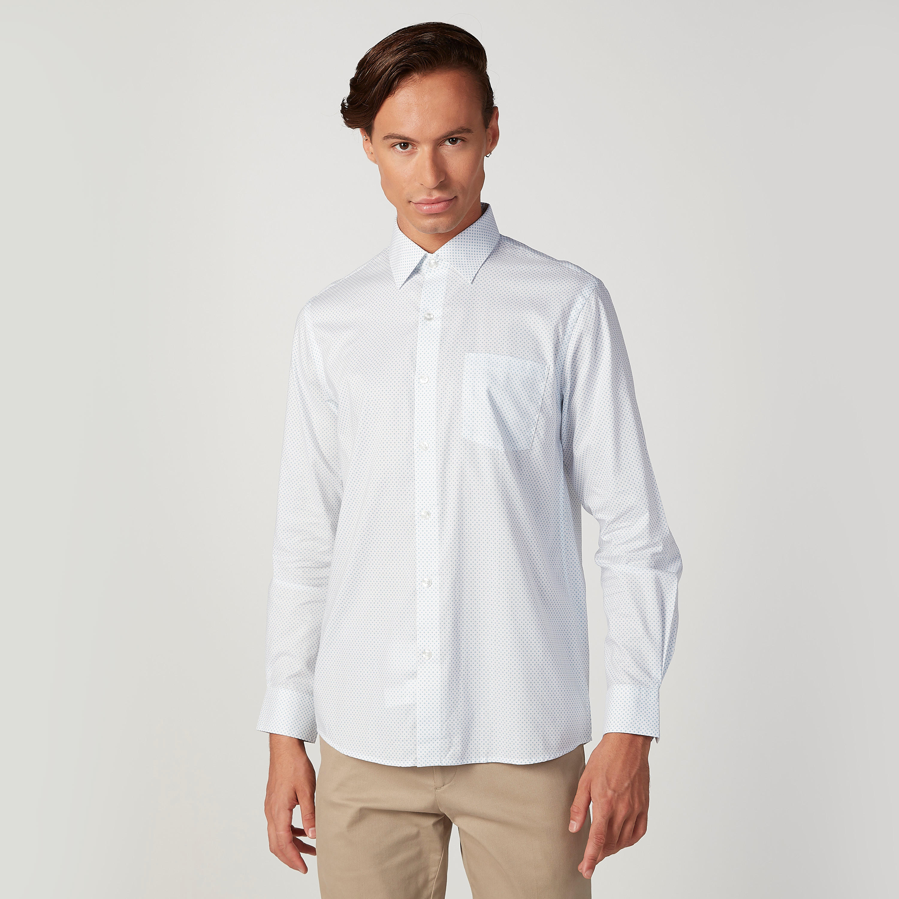 قميص بأكمام طويلة وجيب وطبعات من آرو-men-clothing-shirts-image-1