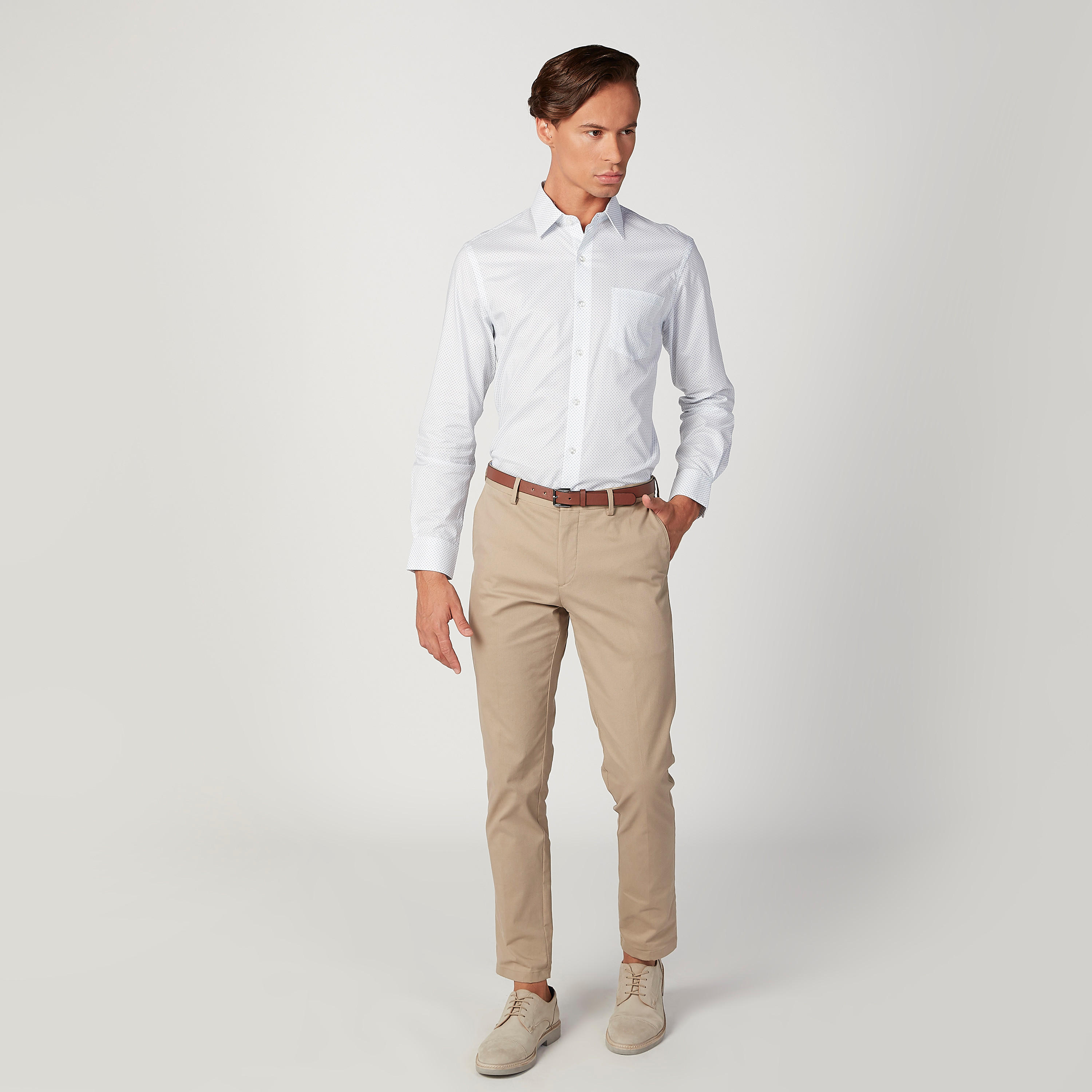 قميص بأكمام طويلة وجيب وطبعات من آرو-men-clothing-shirts-image-2