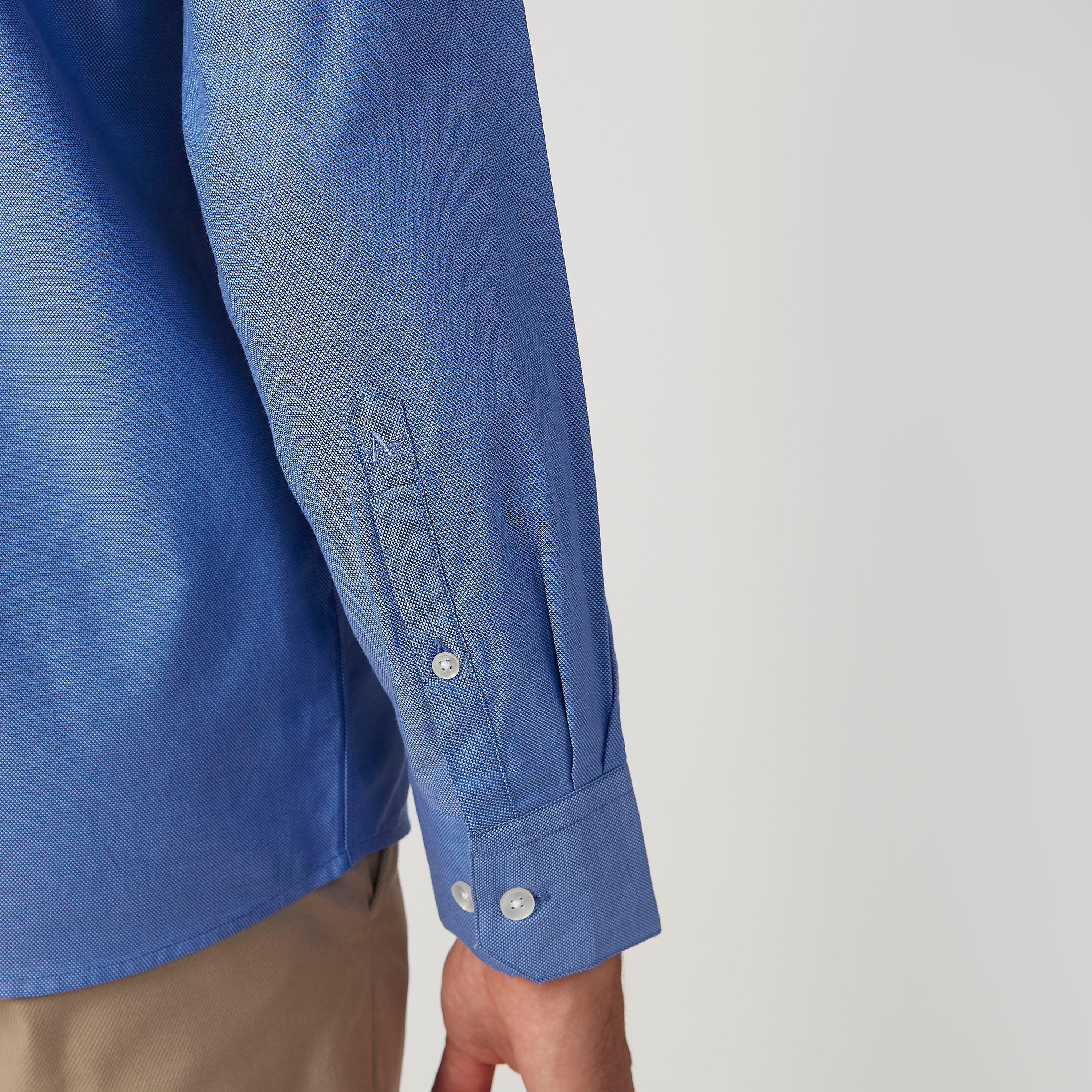 قميص بارز الملمس بأكمام طويلة وجيب من آرو-men-clothing-shirts-image-2