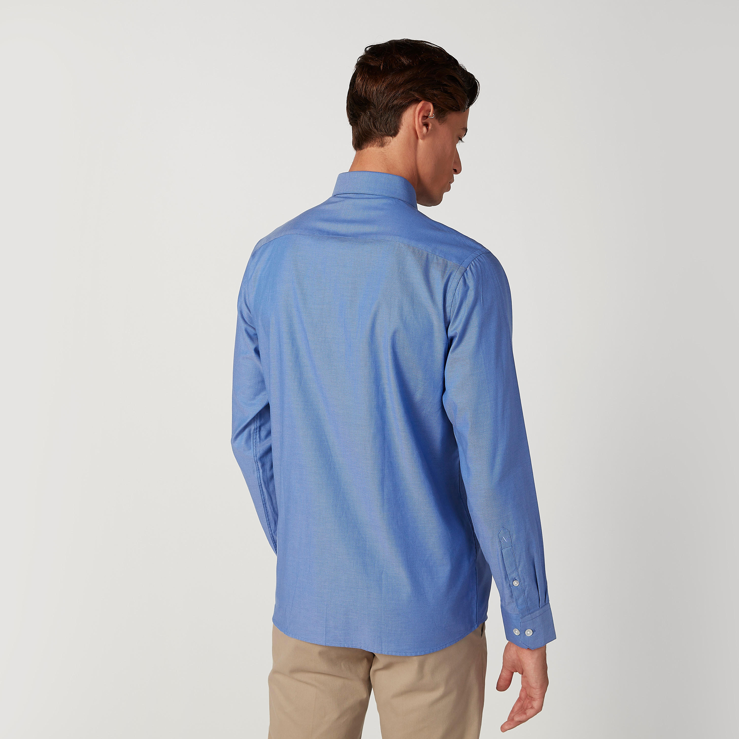 قميص بارز الملمس بأكمام طويلة وجيب من آرو-men-clothing-shirts-image-1