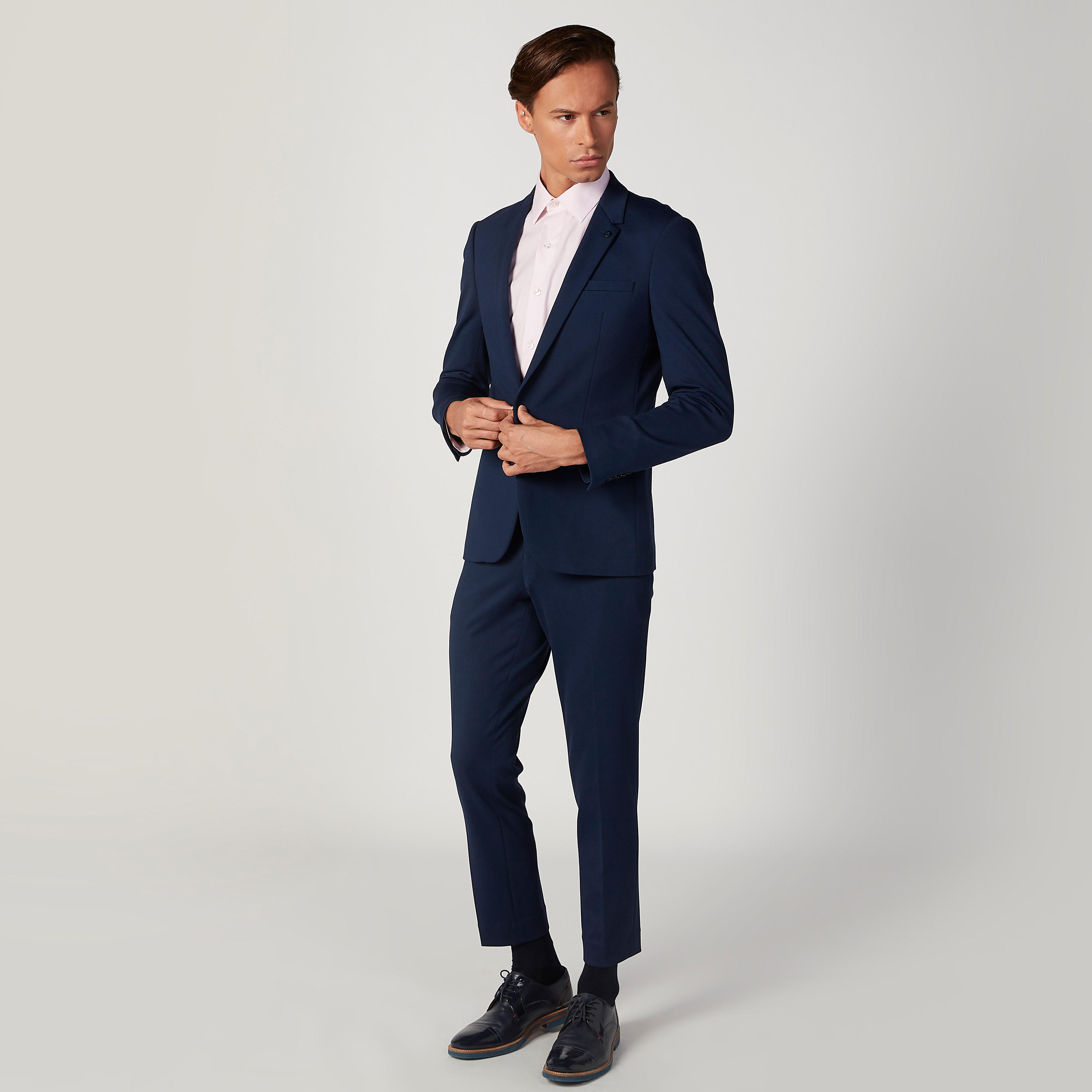 Arrow Plain Shirt with Patch Pocket and Long Sleeves-men-clothing-shirts-image-2
