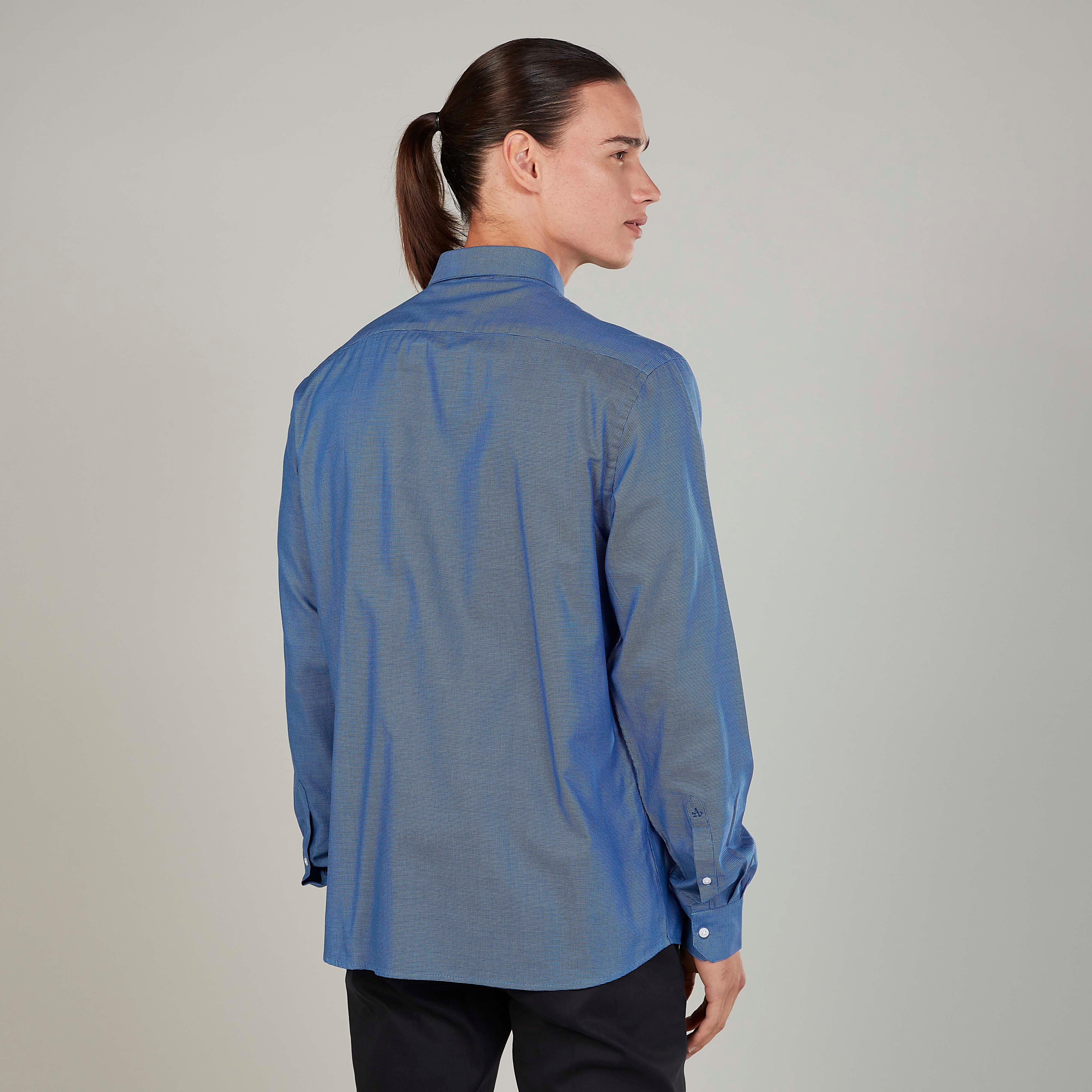 قميص بارز الملمس بأكمام طويلة وجيب على الصدر من آرو-men-clothing-shirts-image-4