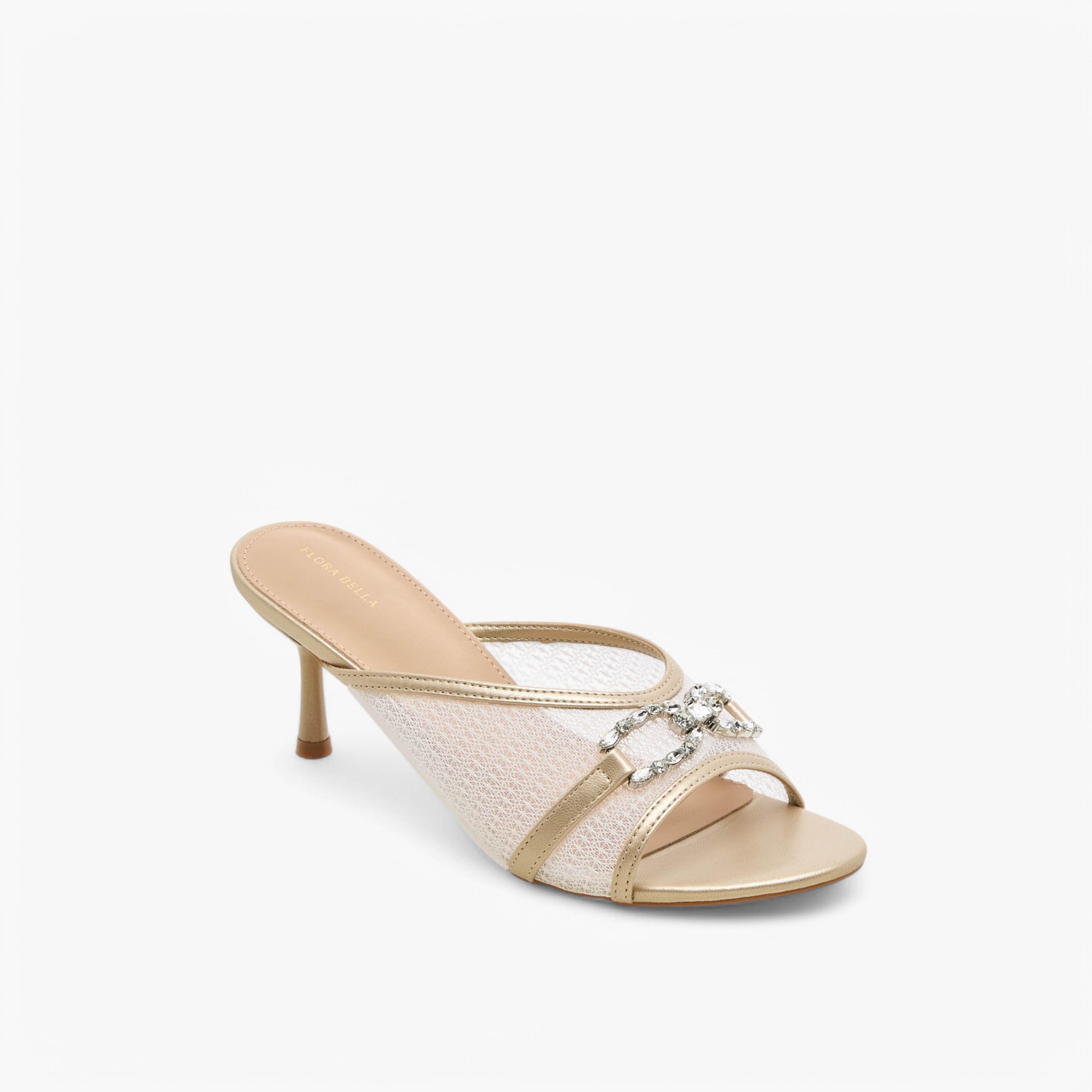 Flora Bella Embellished Slip-On Sandals with Flared Heel-women-shoes-sandals-heeled-image-2