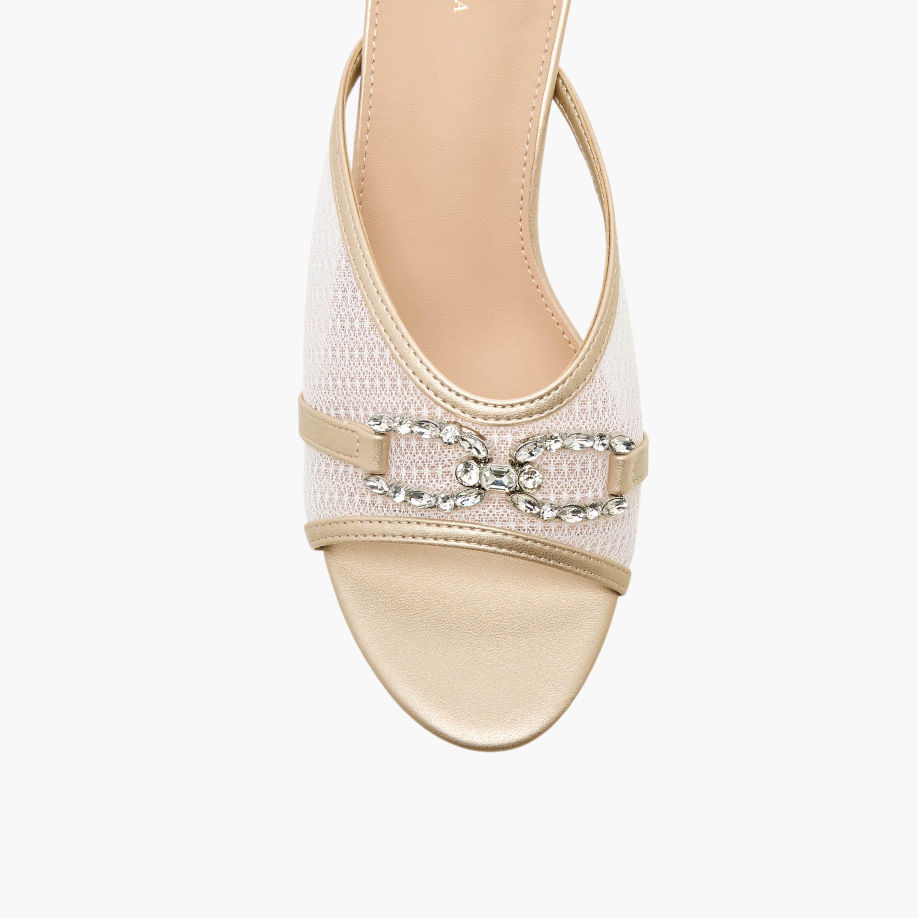 Flora Bella Embellished Slip-On Sandals with Flared Heel-women-shoes-sandals-heeled-image-9