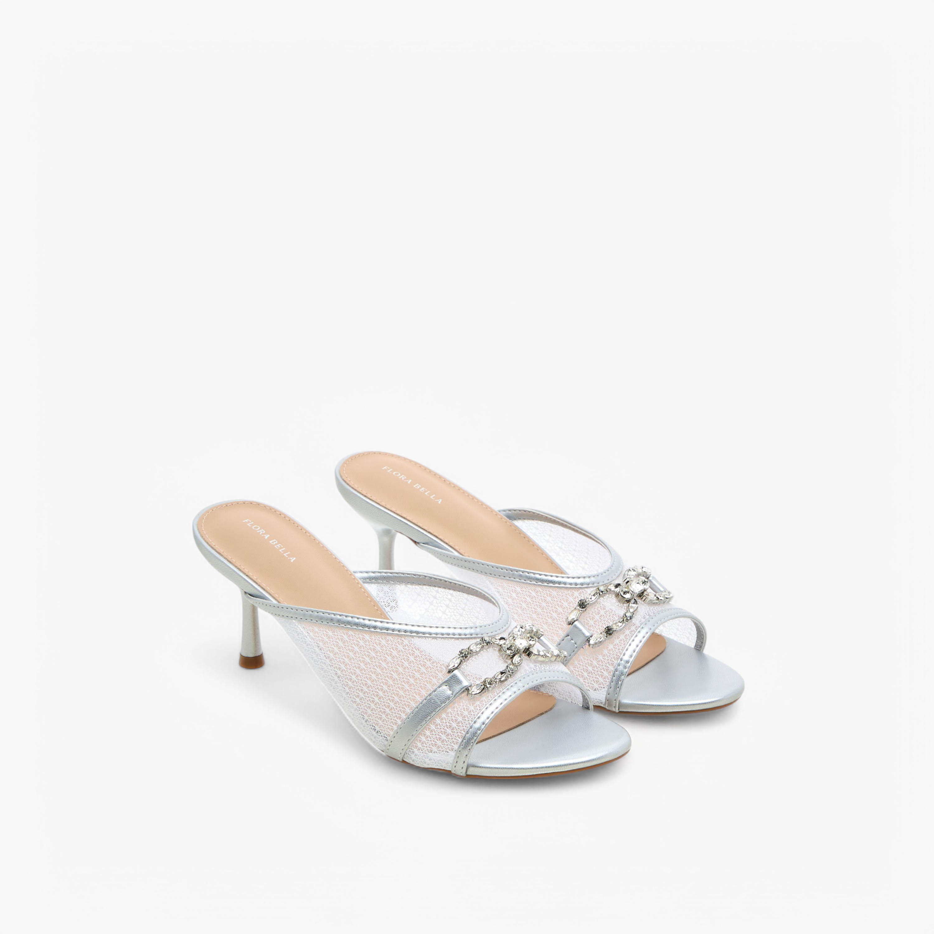Flora Bella Embellished Slip-On Sandals with Flared Heel-women-shoes-sandals-heeled-image-1