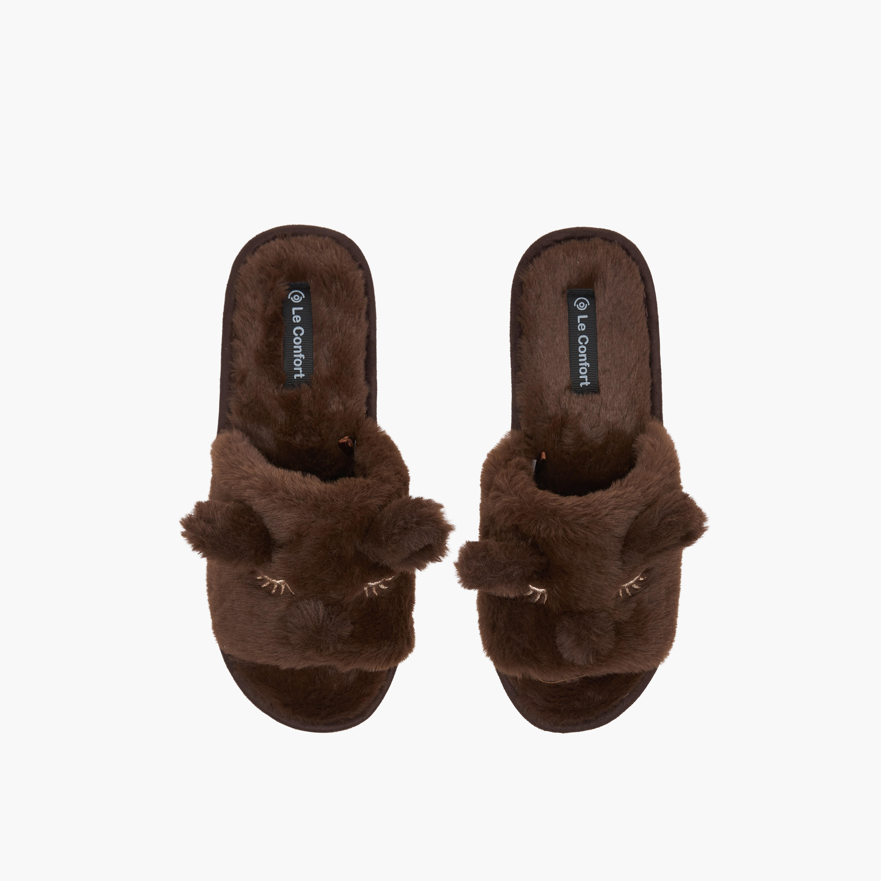 Le Confort Ear Applique Detail Bedroom Slides-women-shoes-flipflopsandslides-image-1