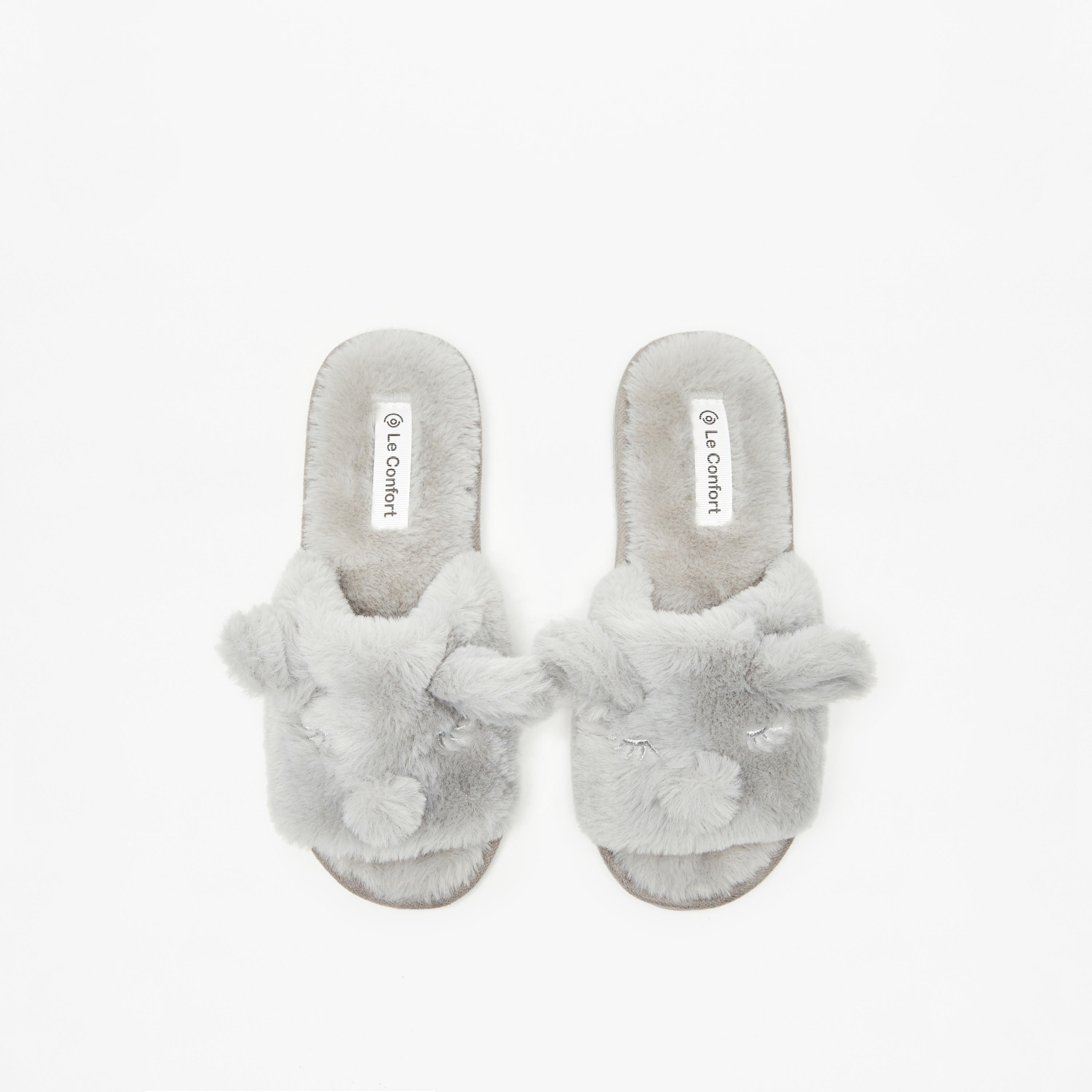 Le Confort Ear Applique Detail Bedroom Slides-women-shoes-flipflopsandslides-image-1