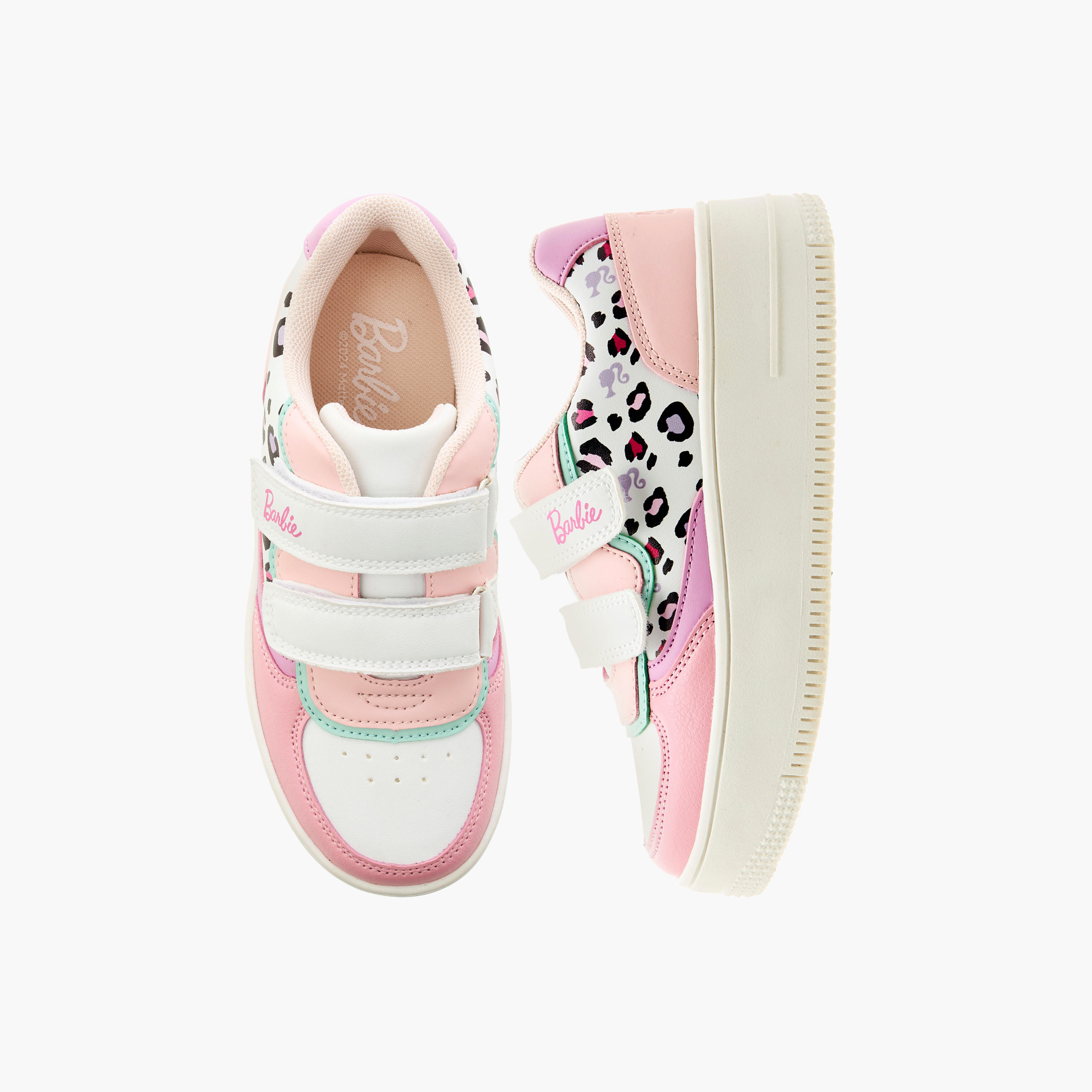 حذاء سنيكرز بقوالب ملونة وشريط إغلاق لاصق من باربي-girls-shoes-sneakers-image-1