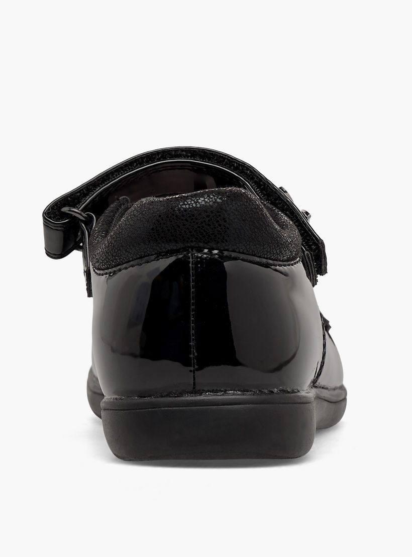 Juniors Girls Butterfly Accent Hook & Loop School Shoes-girls-shoes-schoolshoes-image-8