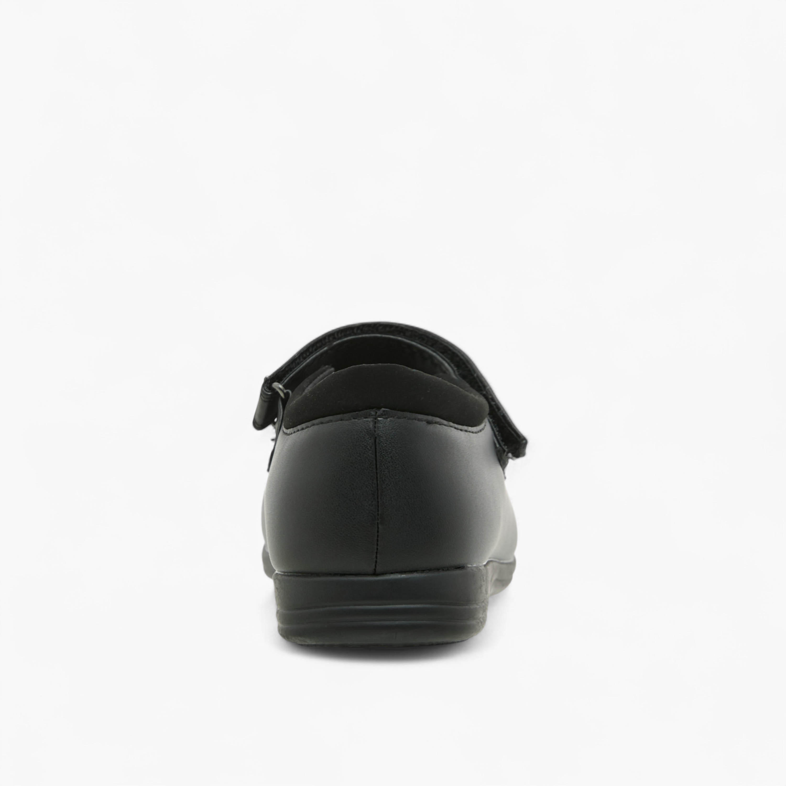 Juniors Textured School Shoes with Hook and Loop Closure-girls-shoes-schoolshoes-image-5