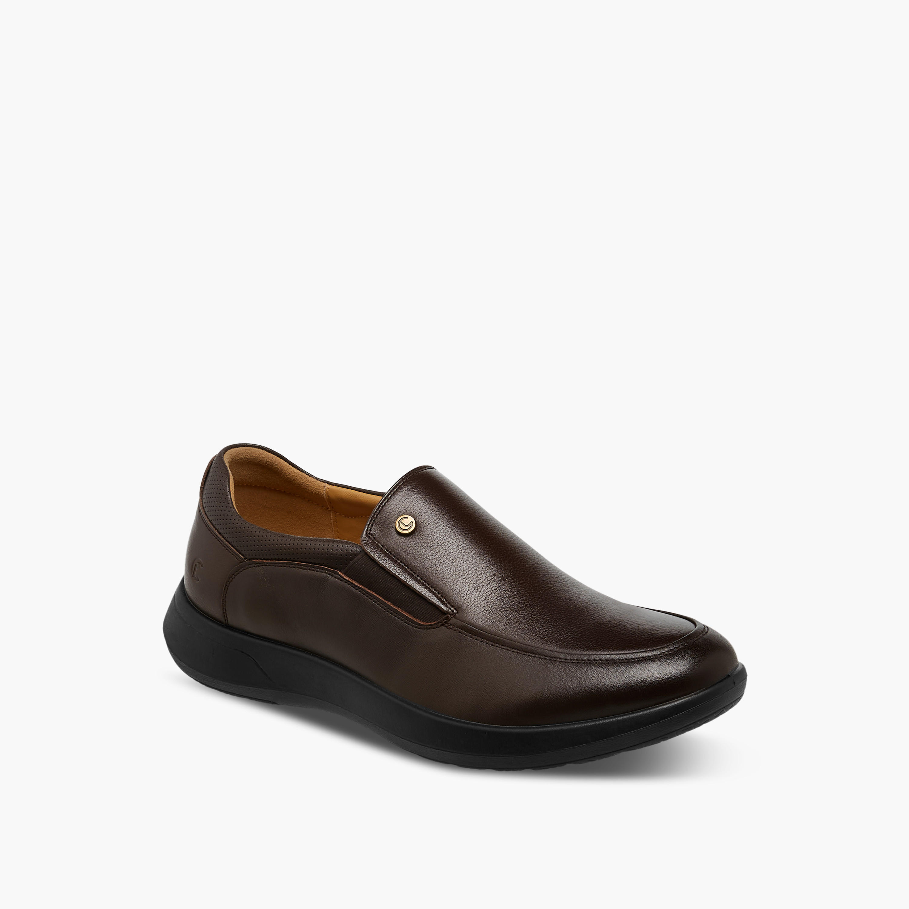 Le Confort Men Solid Slip-On Leather Loafers-men-shoes-loafersandmoccasins-image-2