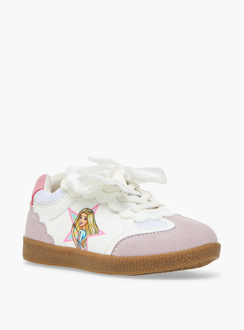 Barbie Girls Hook & Loop Ankle Sneakers-girls-shoes-sneakers-image-2