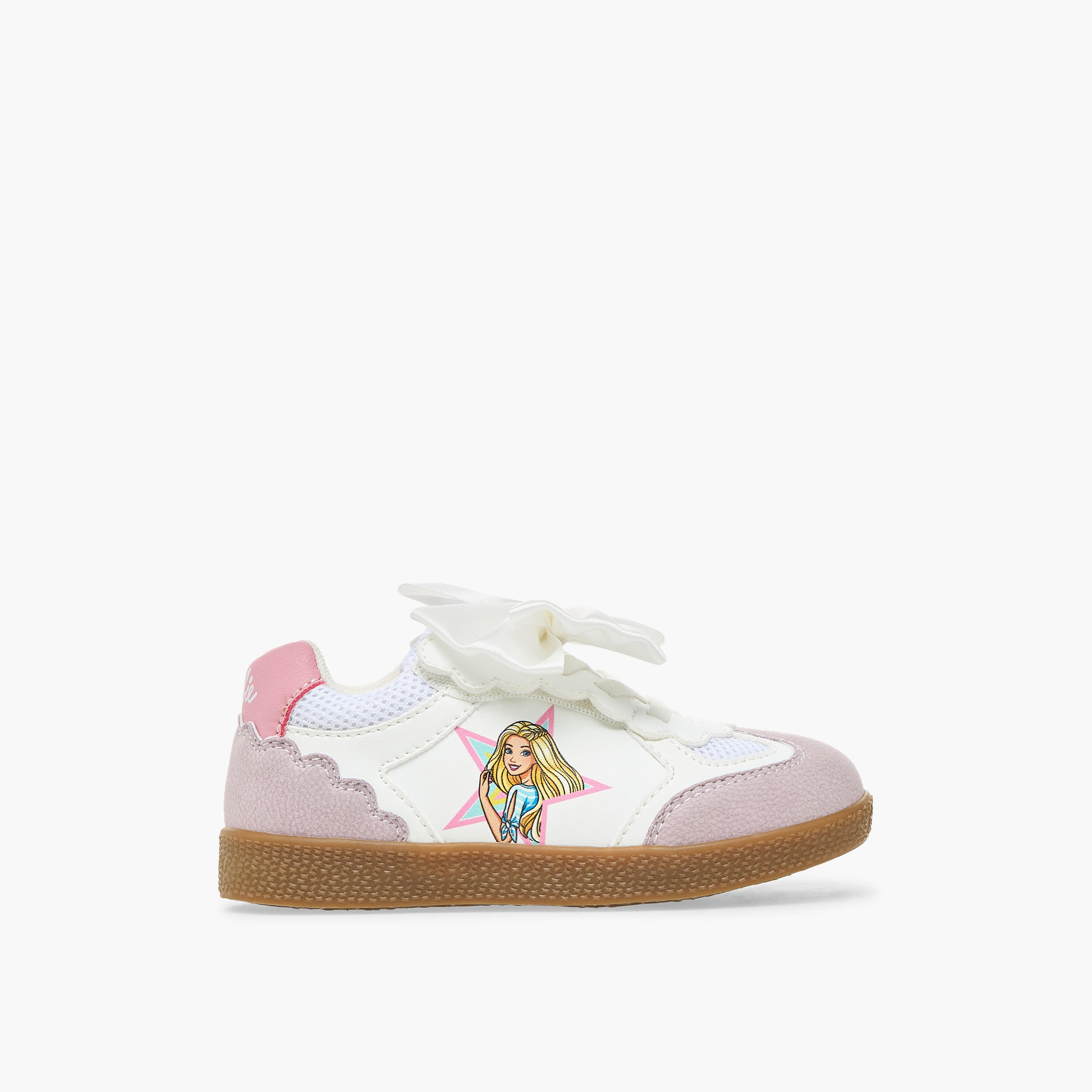 Barbie Girls Hook & Loop Ankle Sneakers-girls-shoes-sneakers-image-3