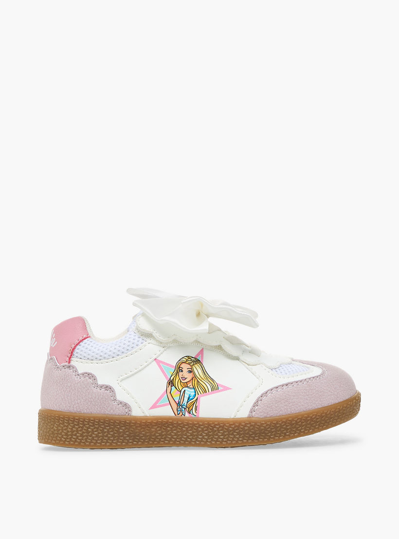 Barbie Girls Hook & Loop Ankle Sneakers-girls-shoes-sneakers-image-3