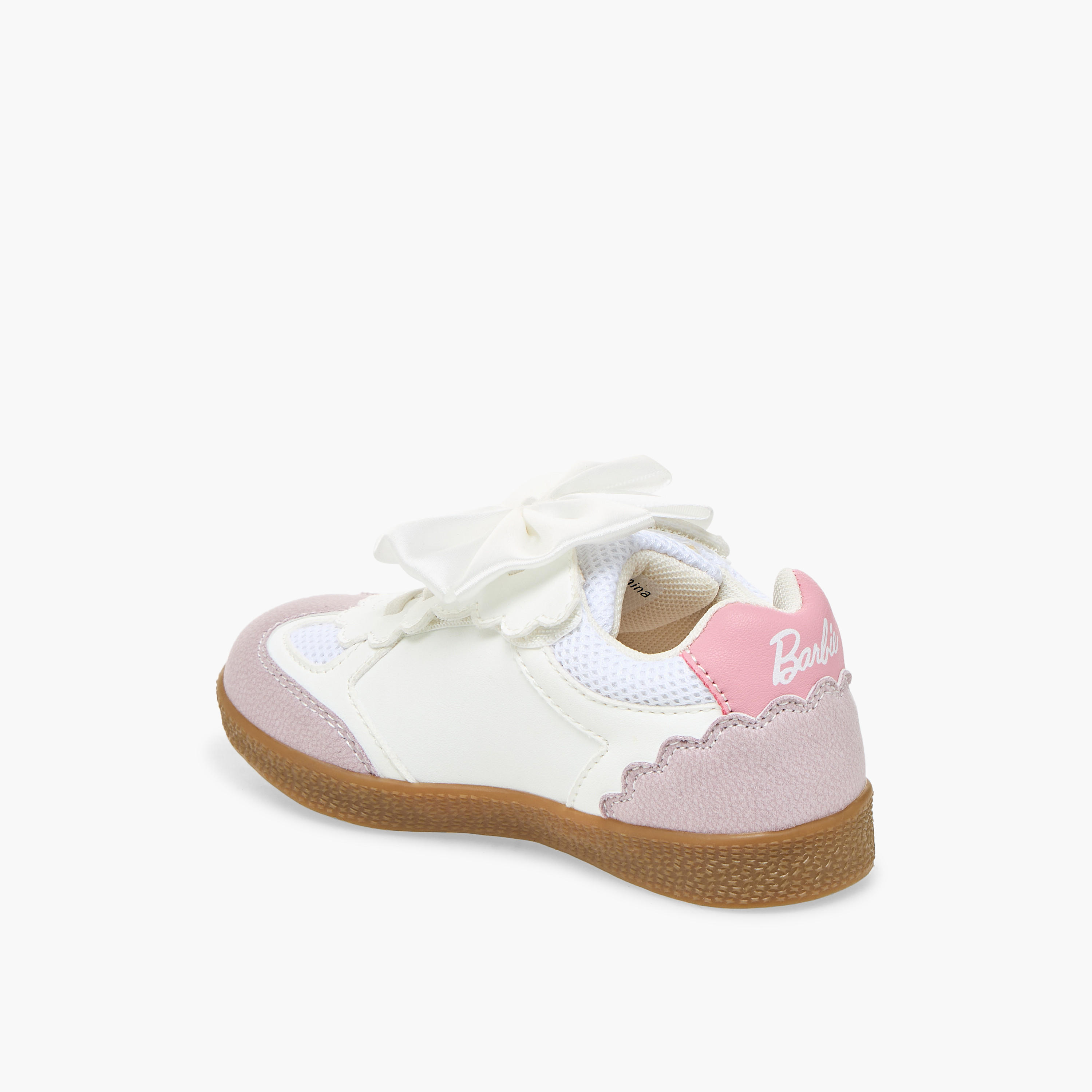 Barbie Girls Hook & Loop Ankle Sneakers-girls-shoes-sneakers-image-5