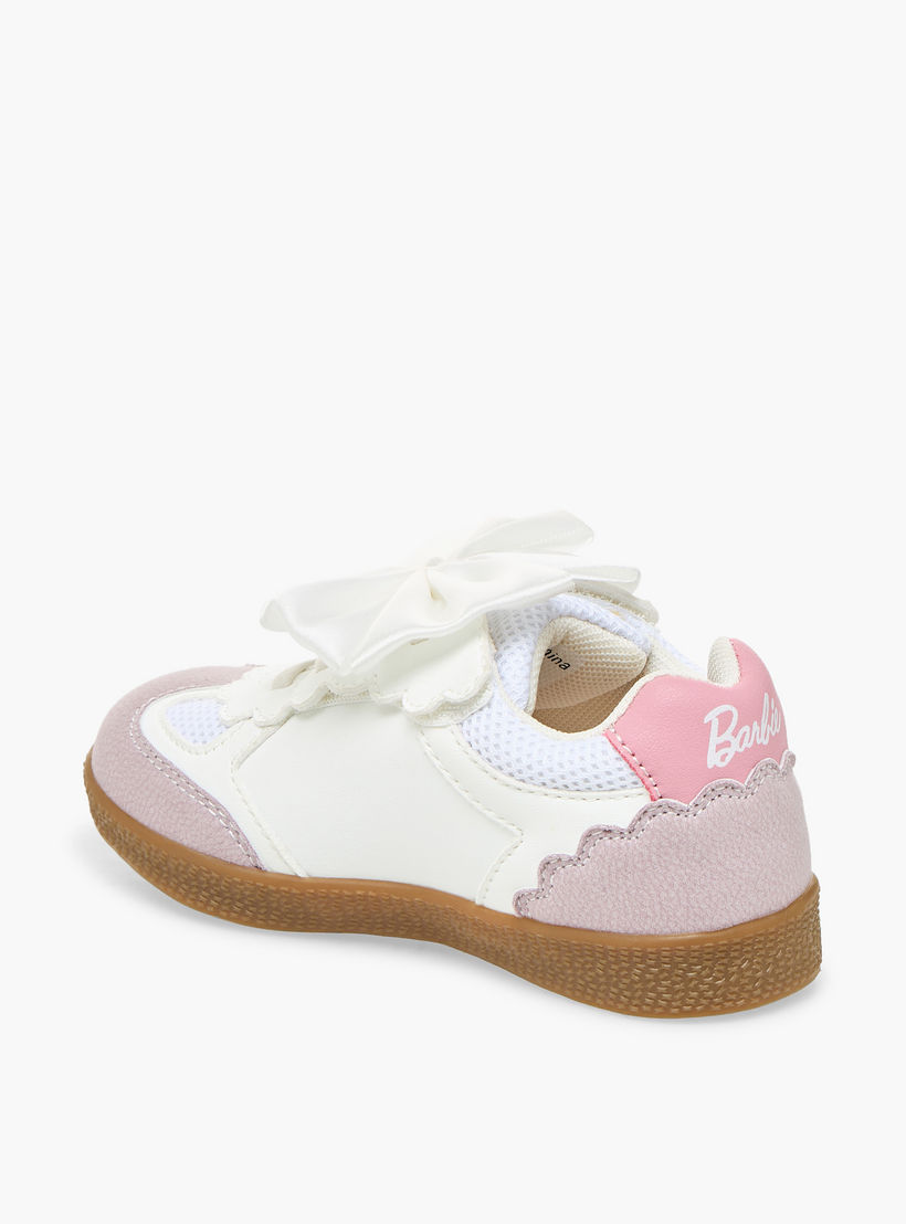 Barbie Girls Hook & Loop Ankle Sneakers-girls-shoes-sneakers-image-5