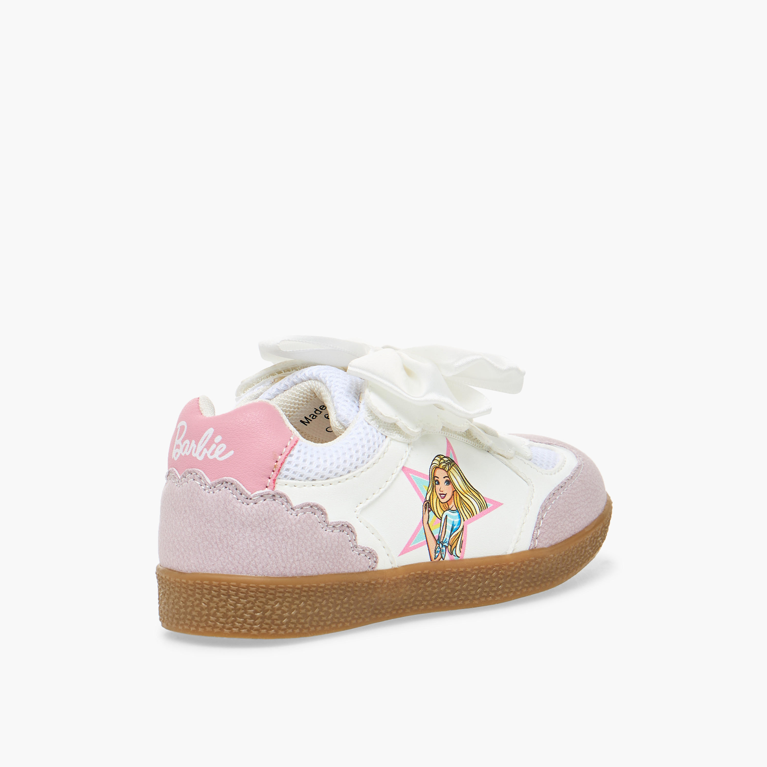 Barbie Girls Hook & Loop Ankle Sneakers-girls-shoes-sneakers-image-6