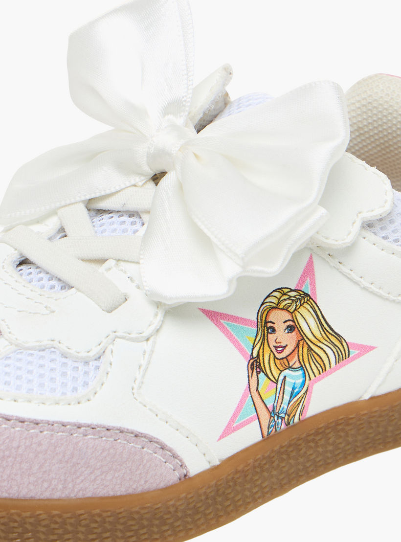 Barbie Girls Hook & Loop Ankle Sneakers-girls-shoes-sneakers-image-7
