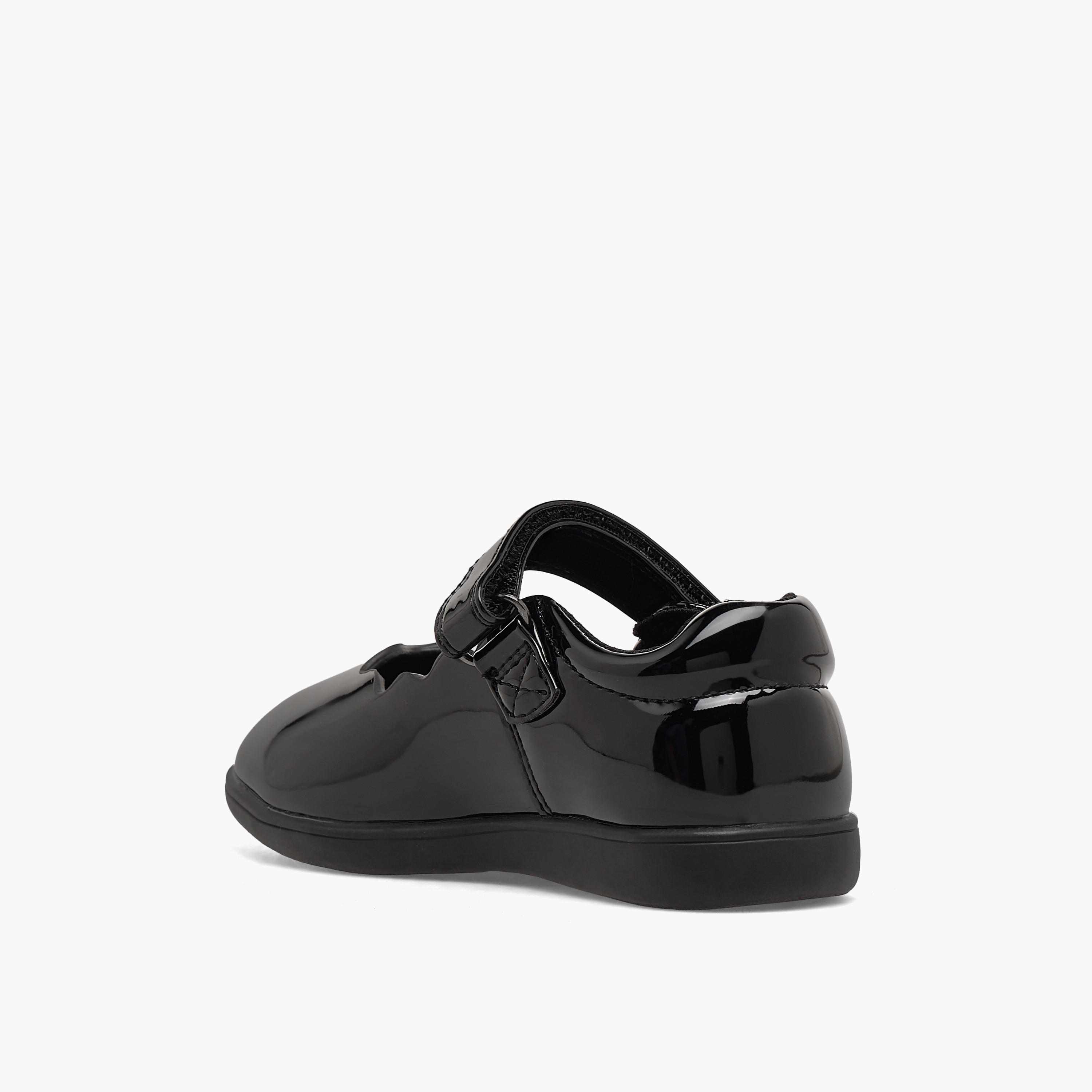 Juniors Girls Hook & Loop School Shoes-girls-shoes-schoolshoes-image-5